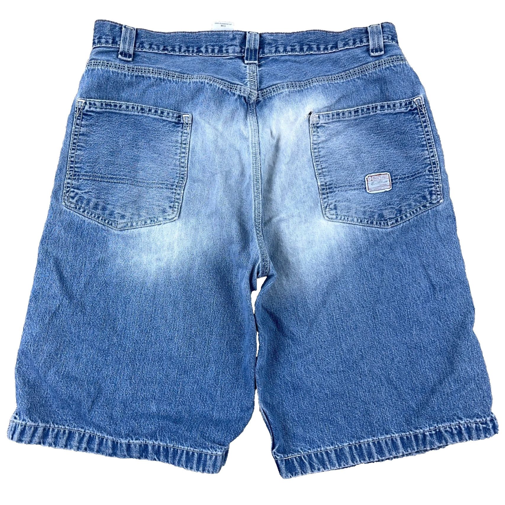 Levi's VINTAGE Levi's Short Men 36 Relaxed Denim 10 in 5-Pocket Blue Medio Wash Jorts 2000s 90s Logo Mens Size US 36 / EU 52 - 2 Thumbnail