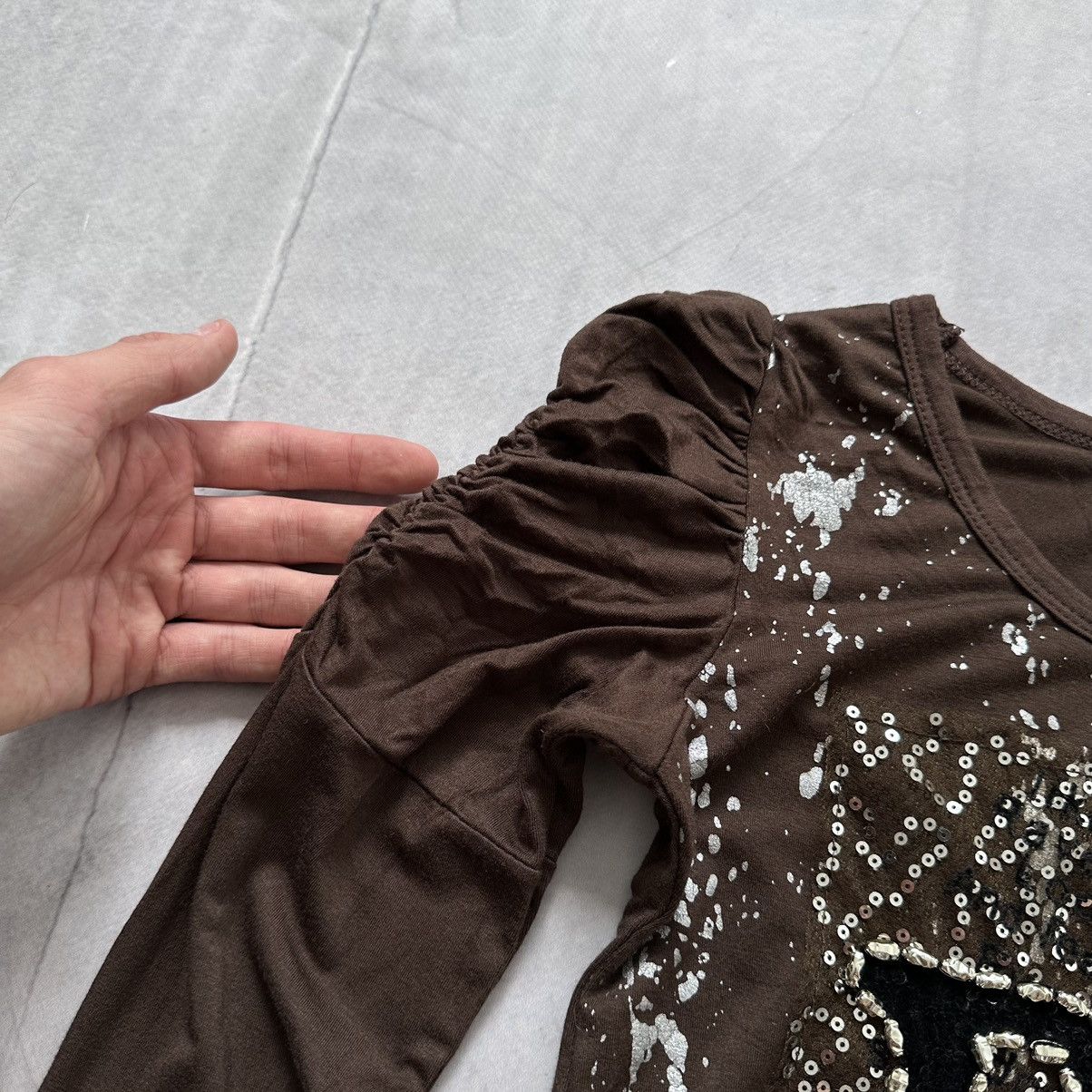 Hysteric Glamour × If Six Was Nine × Japanese Brand Y2K Punk Hysteric Glamour Style Rhinestones Long Sleeve Size M / US 6-8 / IT 42-44 - 11 Thumbnail