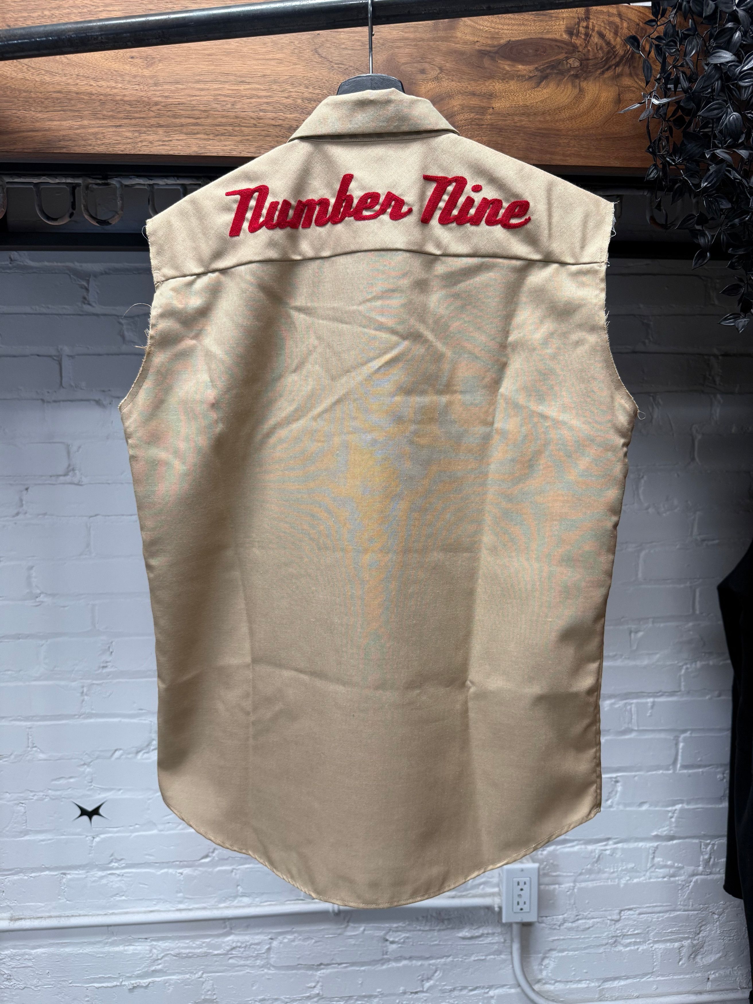 Number (N)ine SS2000 Number (N)ine ‘Mechanic’ Cutoff Patch Button Down Shirt Size US L / EU 52-54 / 3 - 4 Thumbnail