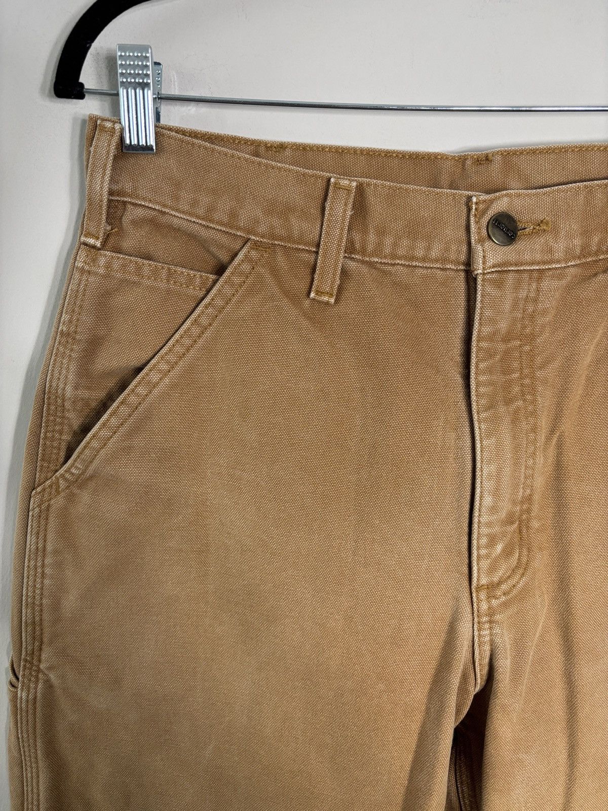 Carhartt Vtg Carhartt Lined Carpenter Pants Workwear Distressed 31x31 Size US 31 - 2 Thumbnail