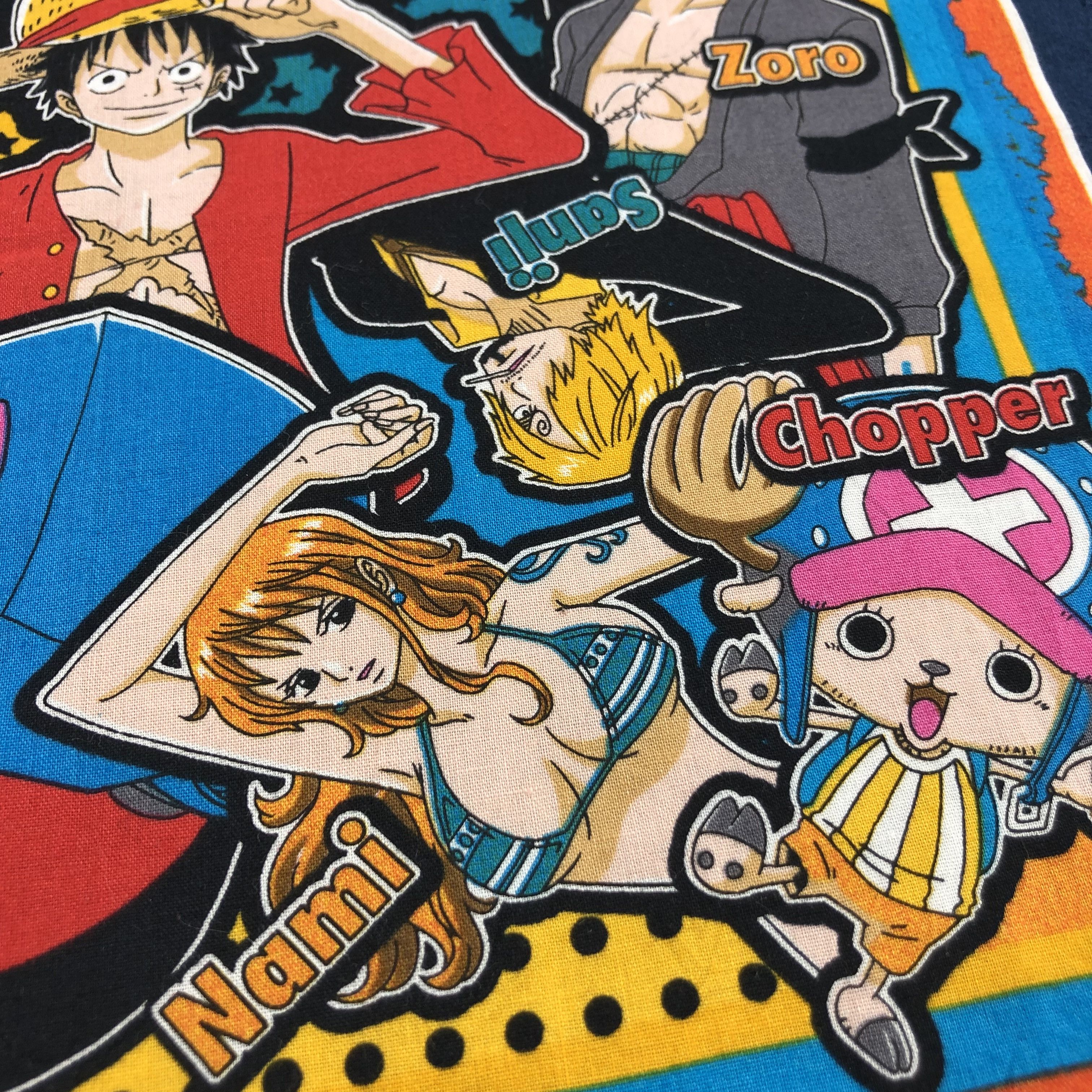 Anime × Japanese Brand × One Piece One Piece Characters Handkerchief Neckerchief Bandana X24 Size ONE SIZE - 7 Thumbnail