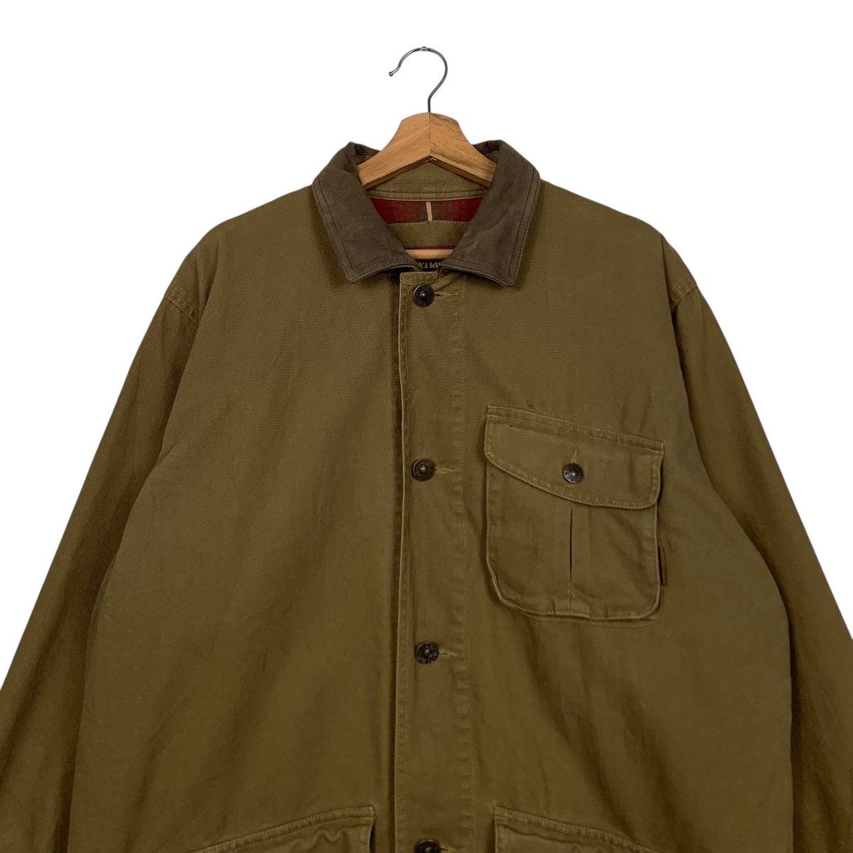Timberland ☀️Vintage Timberland leather collar button jacket Size US M / EU 48-50 / 2 - 4 Thumbnail
