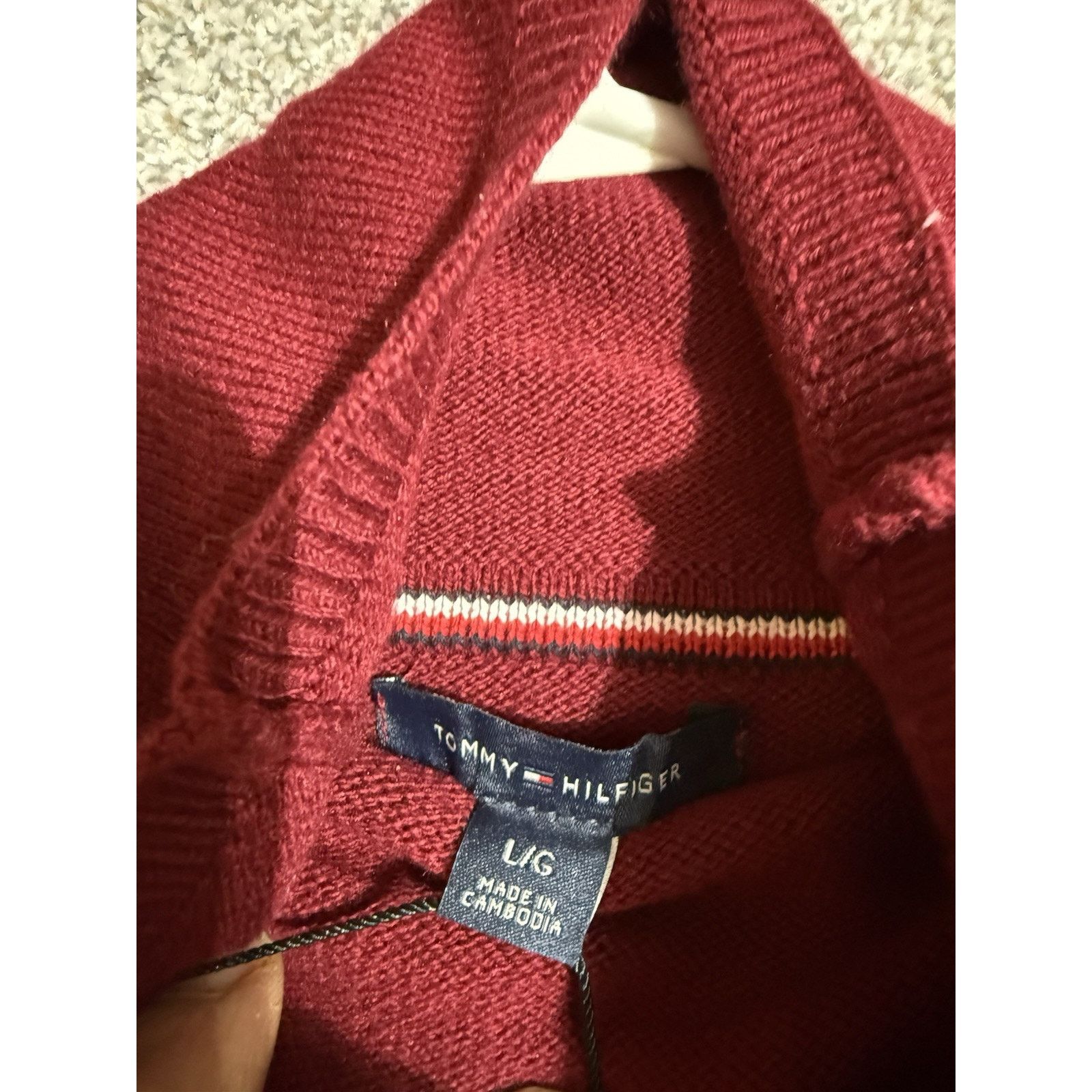 Tommy Hilfiger Tommy Hilfiger Mockneck Sweater Womens L Relaxed Fit Classic Size L / US 10 / IT 46 - 5 Thumbnail