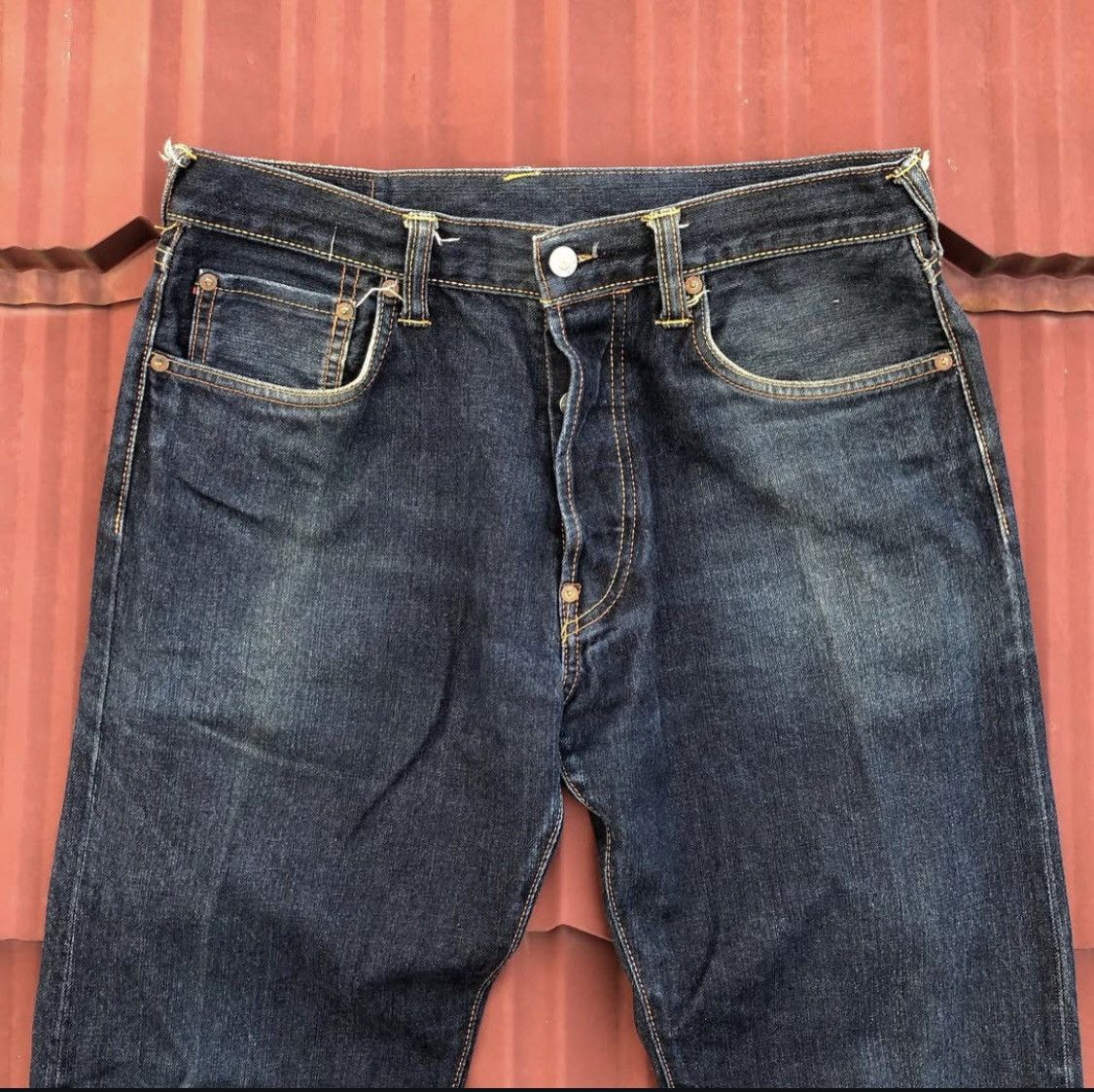 Japanese Brand Evisu selvegde denim Size US 31 - 1 Thumbnail