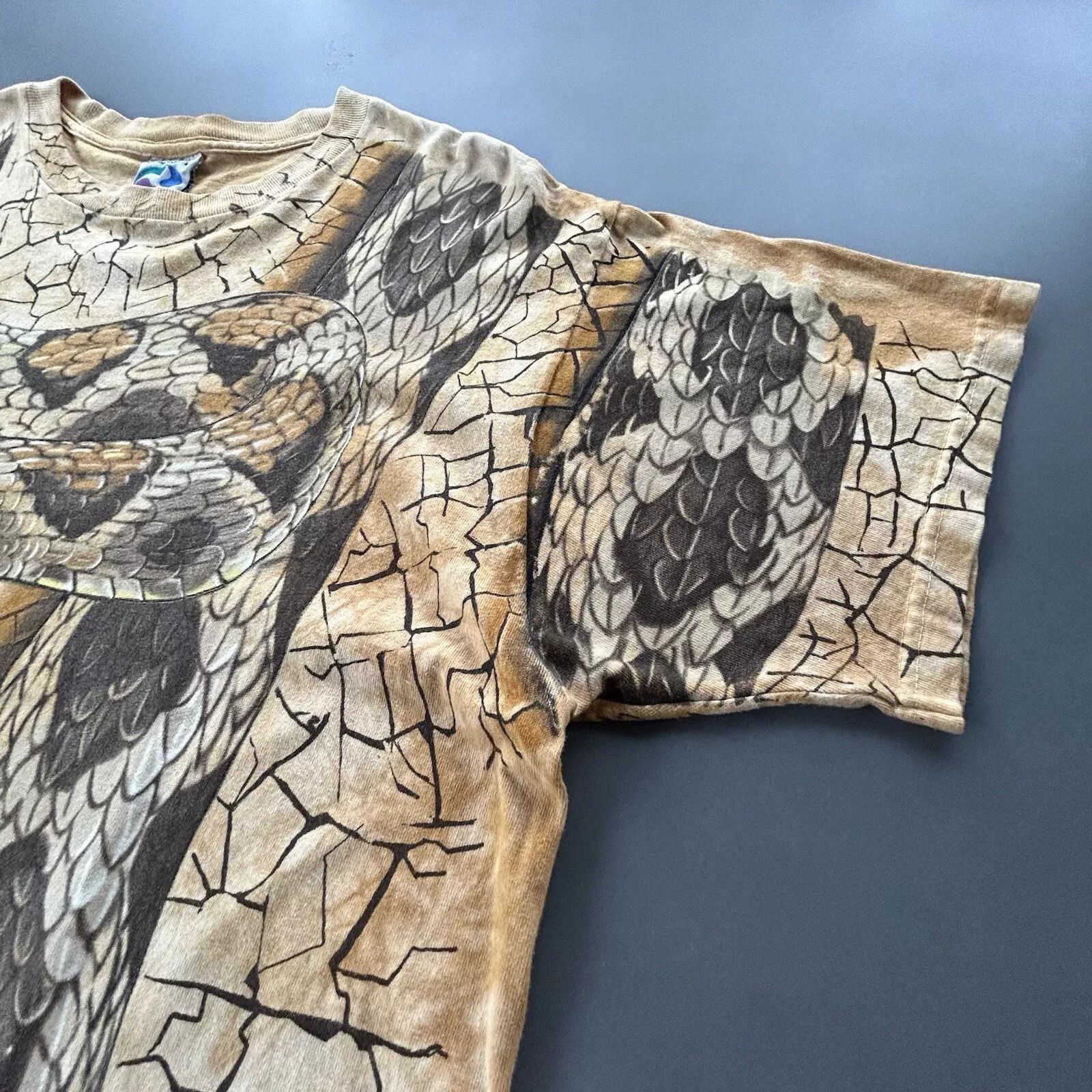 Liquid Blue Vintage 1996 Snake Python Rattle Snake Brown Size US L / EU 52-54 / 3 - 6 Thumbnail