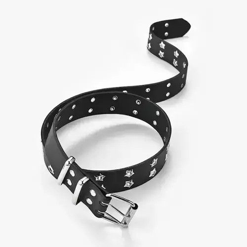Other Dark Brown Star Eye Rivet Belt Size ONE SIZE - 2 Thumbnail