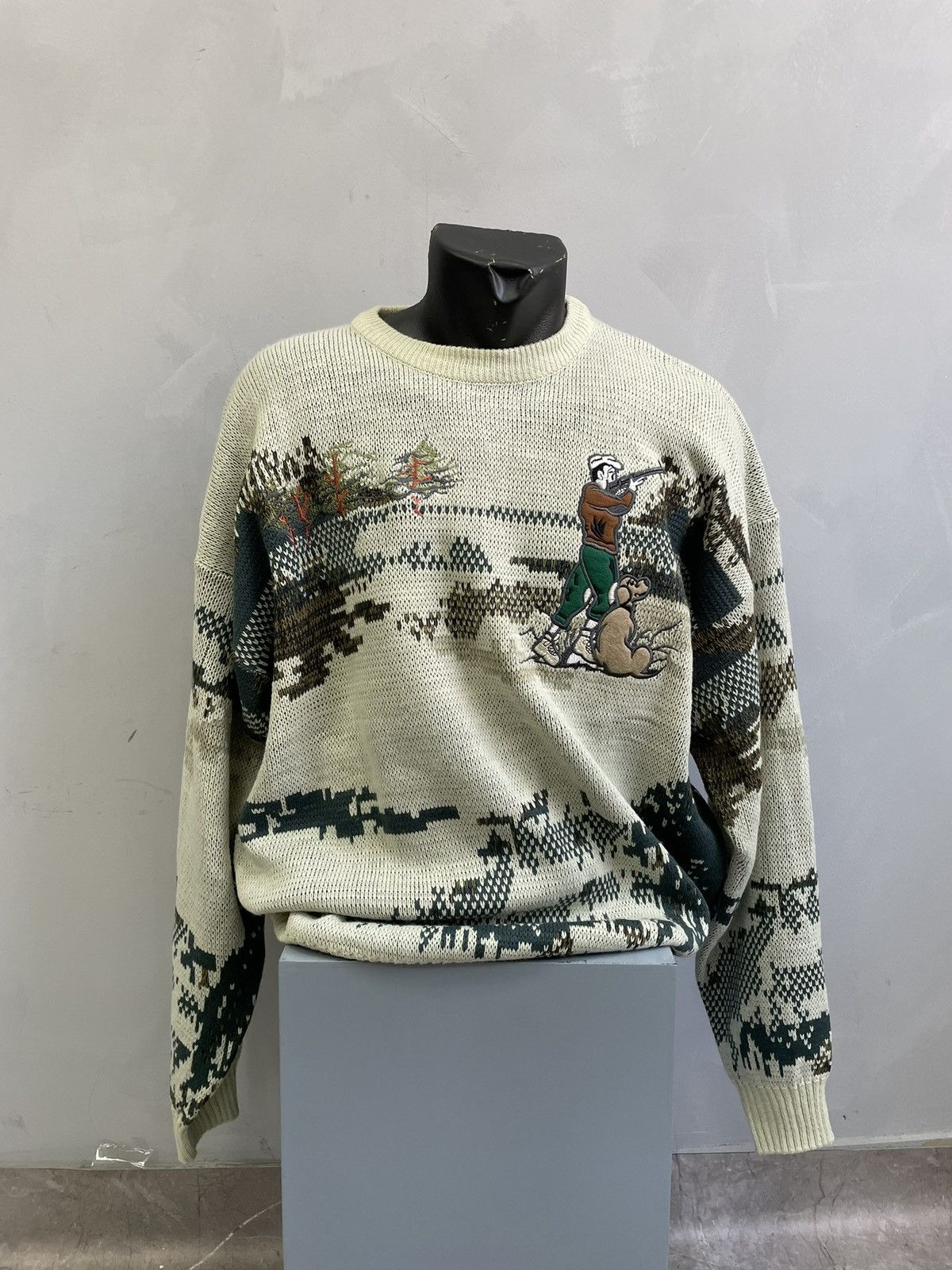 Carlo Colucci Rare crewneck sweater coogi style over print y2k Size US L / EU 52-54 / 3 - 1 Thumbnail