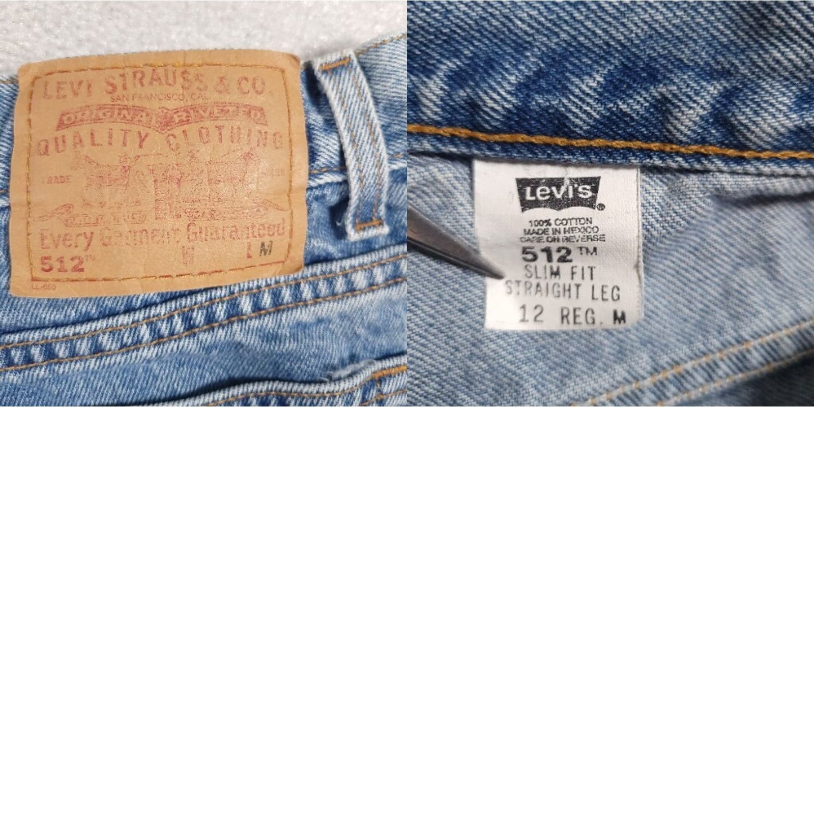Levi's Levi's 512 DIY Cutoff Shorts Women 12 Reg M Slim Fit Distressed Blue 5-Pocket Denim Distressed Bermuda Slimming Medium Wash Spring Summer Fall Women Size 34" / US 12 / IT 48 - 9 Thumbnail