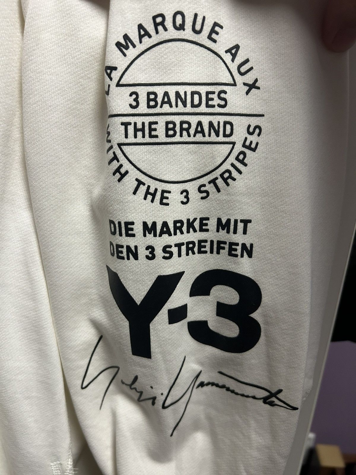 Adidas Y-3 oversize white hoodie size S Size US S / EU 44-46 / 1 - 1 Thumbnail