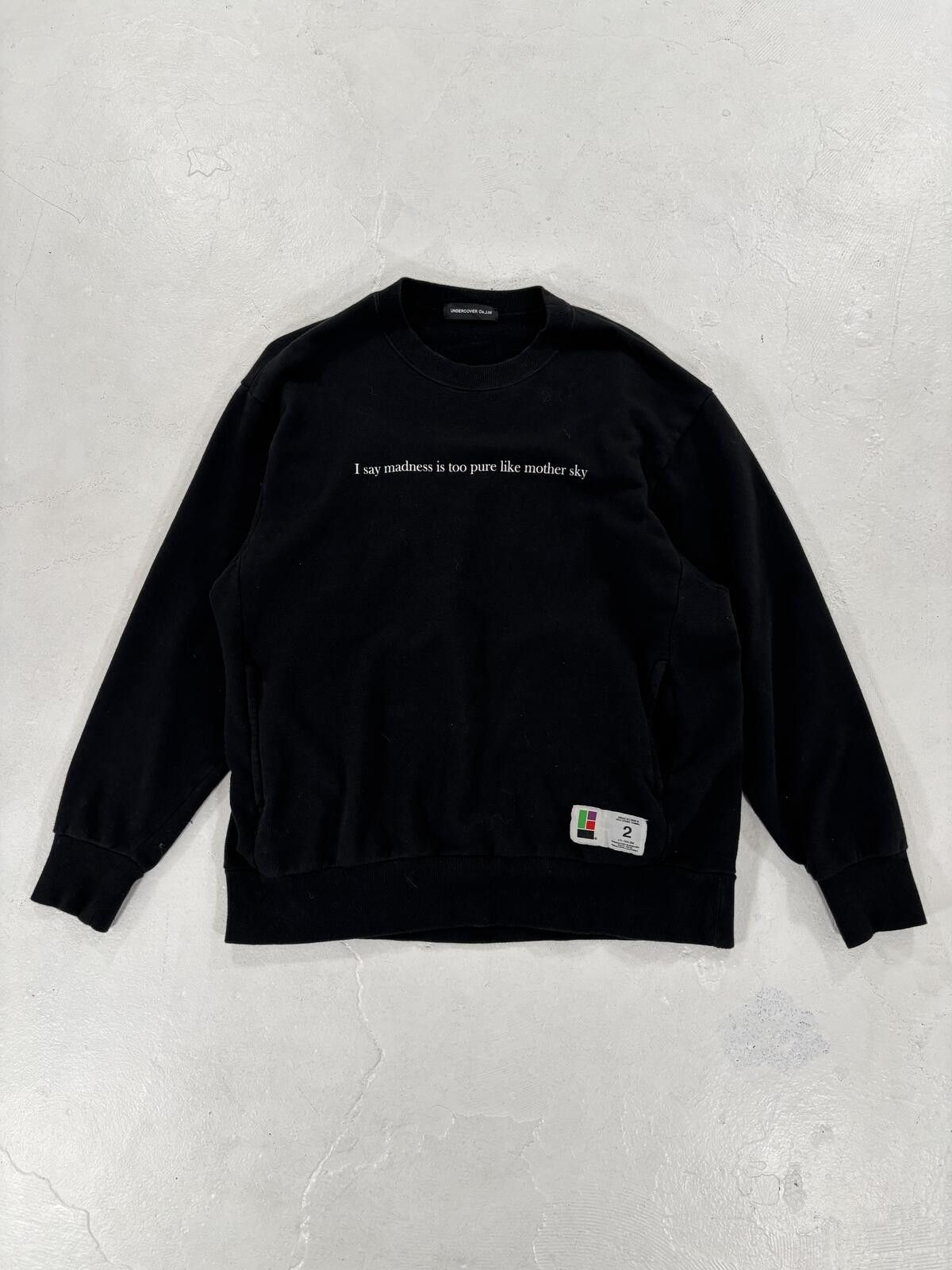 Undercover Undercover "I say madness" Crewneck Size US M / EU 48-50 / 2 - 1 Thumbnail