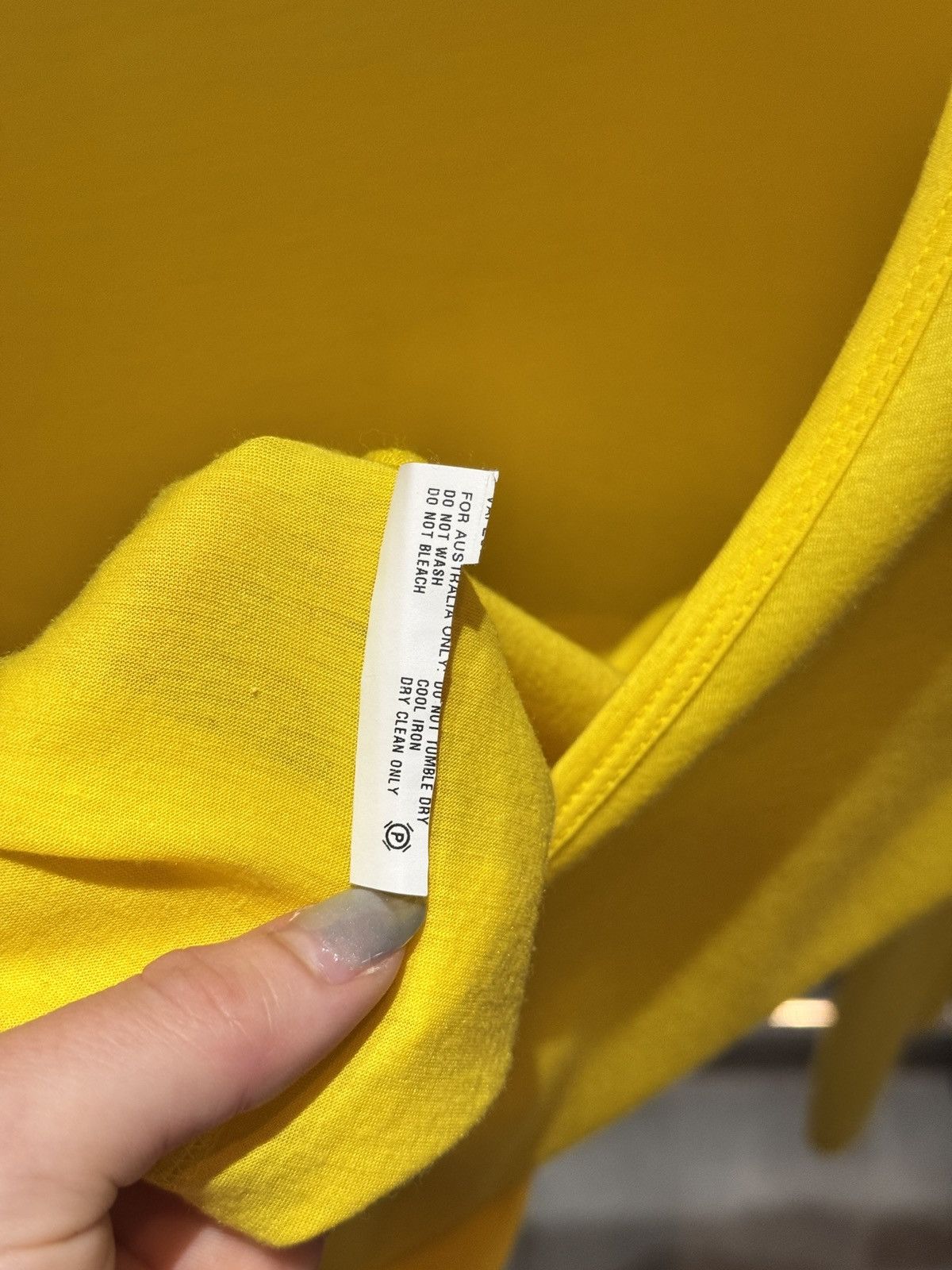 Jil Sander Jil Sander yellow long sleeve top Size ONE SIZE - 6 Thumbnail