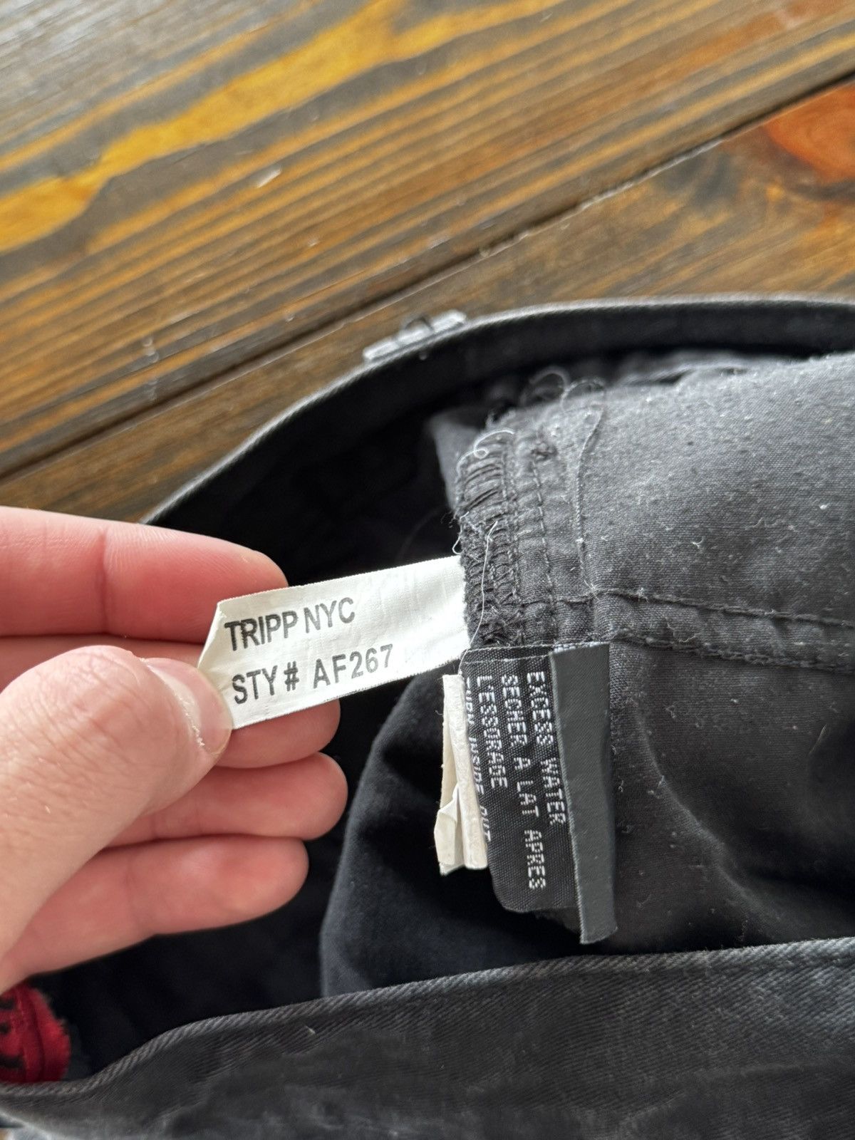 Tripp NYC Pinstripe Bondage Y2K Goth Vibe Pants