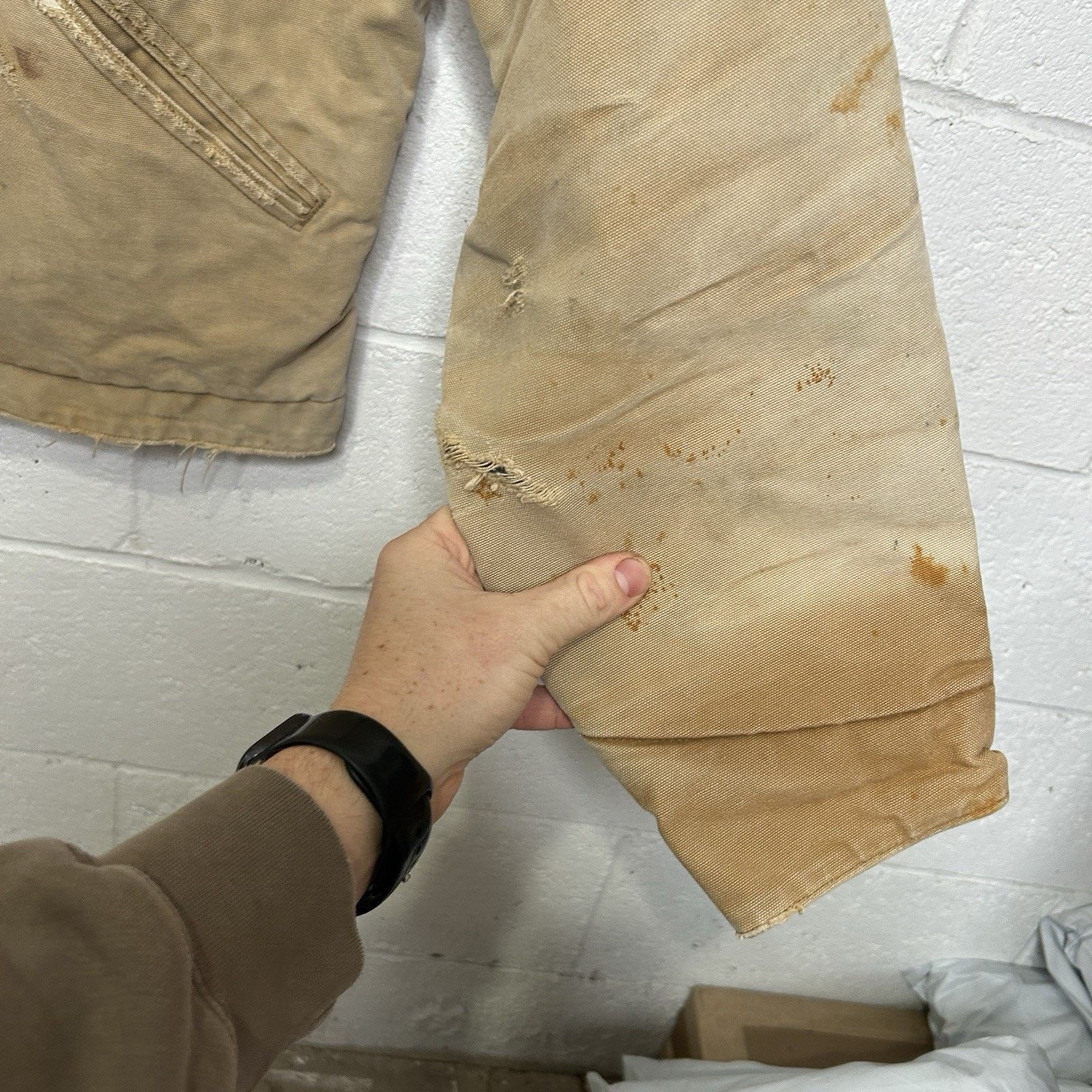 Carhartt Vintage Carhartt Blanket-Lined Detroit Jacket “Brown” J01 Size US L / EU 52-54 / 3 - 6 Thumbnail
