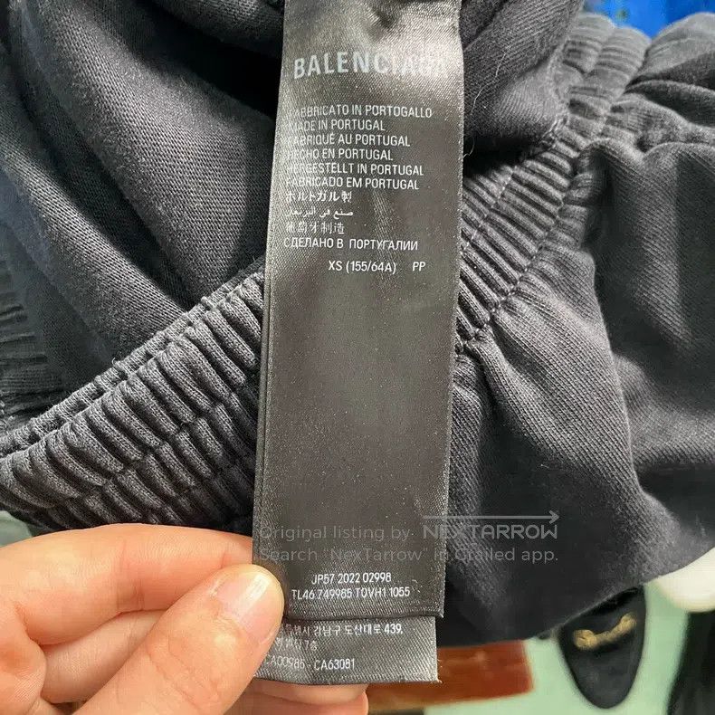 Balenciaga Balenciaga size XS Black Faux Two-Piece Trousers Size US 27 - 4 Thumbnail
