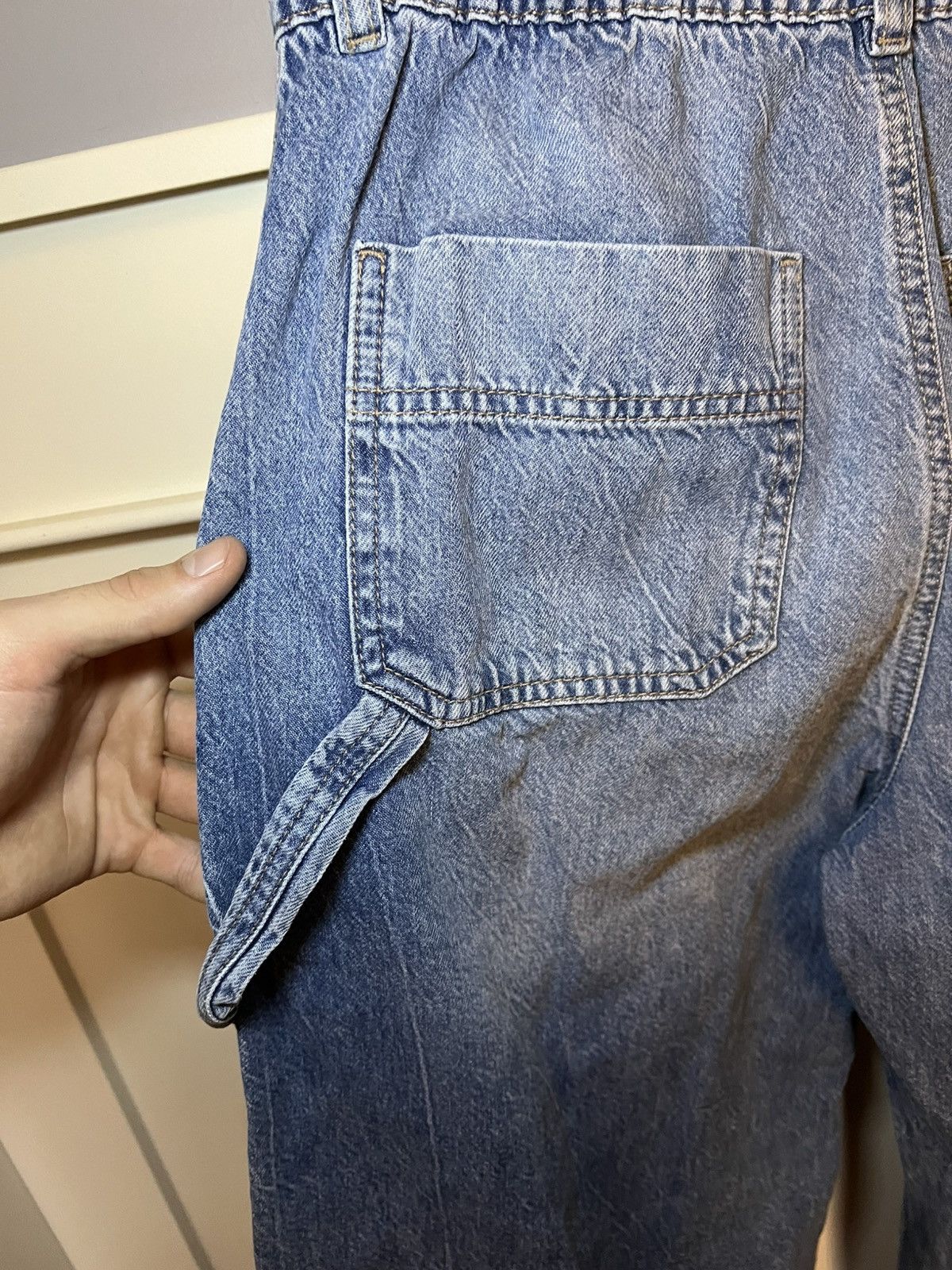 Garage Garage baggy wide leg flared blue jeans Size 27" / US 4 / IT 40 - 9 Thumbnail