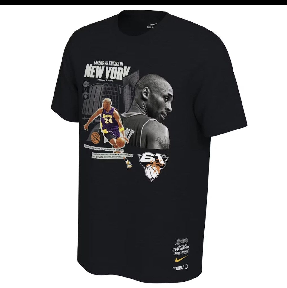Nike Kobe Bryant Iconic Moments Dri-Fit Shirt Knicks MSG Large Size US L / EU 52-54 / 3 - 3 Thumbnail