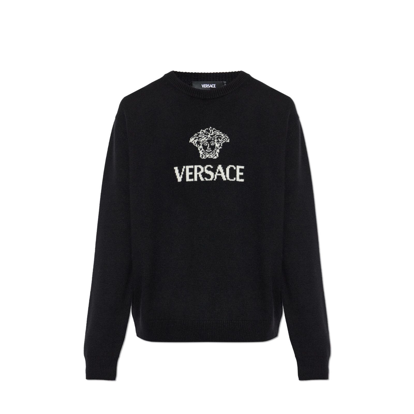 Versace VERSACE Black Cashmere Sweater New & Authentic (Men's size:X Size US XXL / EU 58 / 5 - 1 Preview