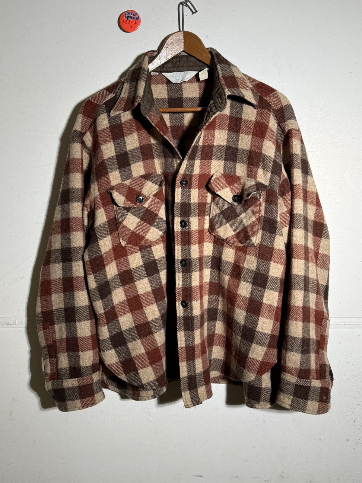 Woolrich Woolen Mills 70s WoolRich Flannel Size US XL / EU 56 / 4 - 1 Thumbnail