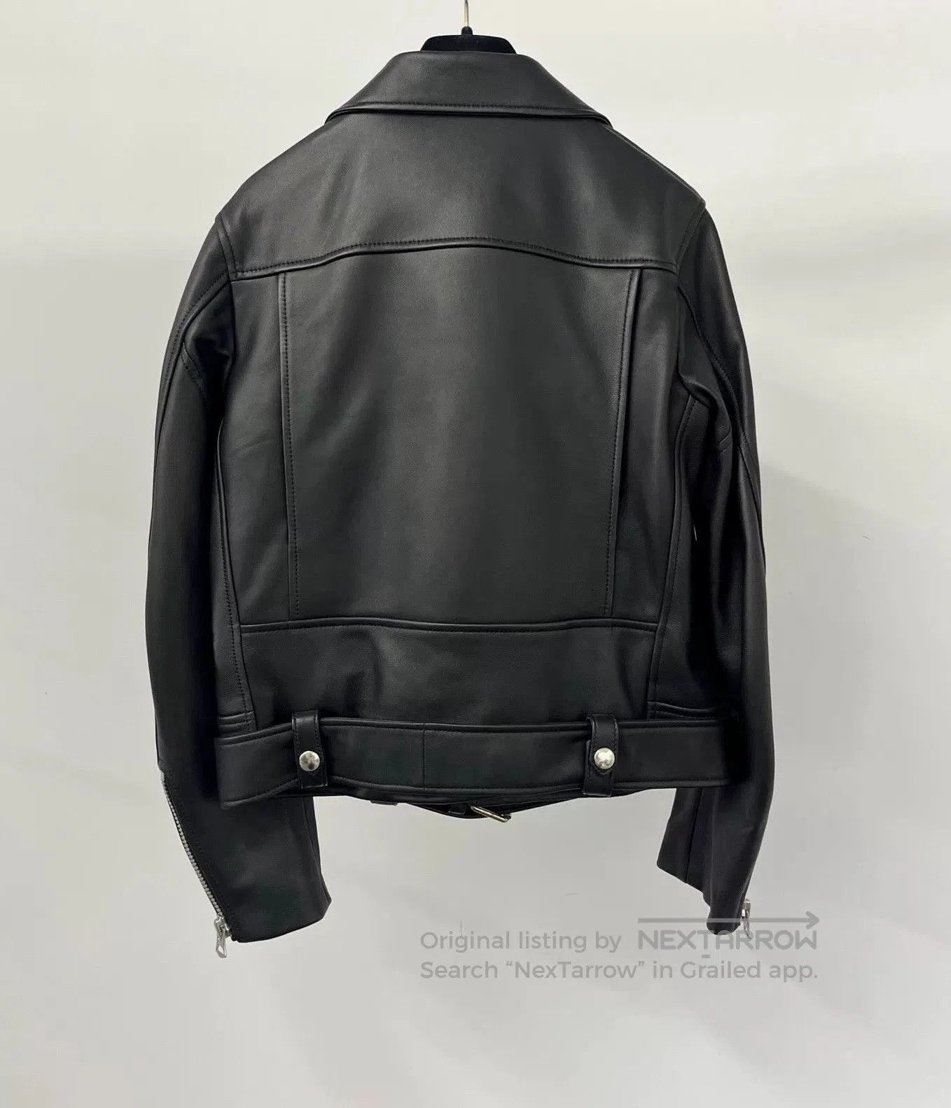 Acne Studios Acne Studios Classic Black Leather Jacket. Size XS / US 0-2 / IT 36-38 - 2 Thumbnail