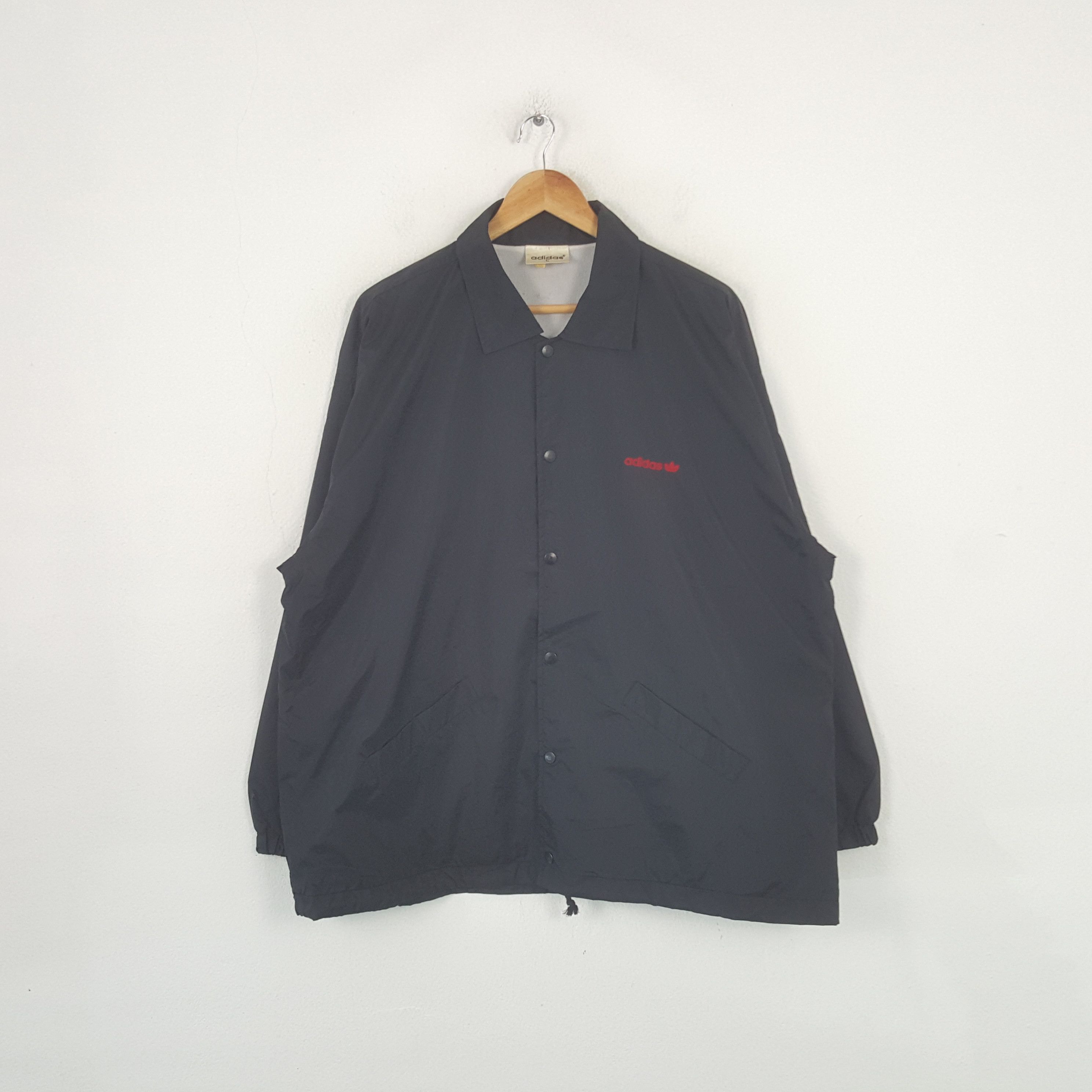 Adidas Vintage Adidas Big Logo Windbreaker Jacket RR3 Size US XXL / EU 58 / 5 - 3 Thumbnail