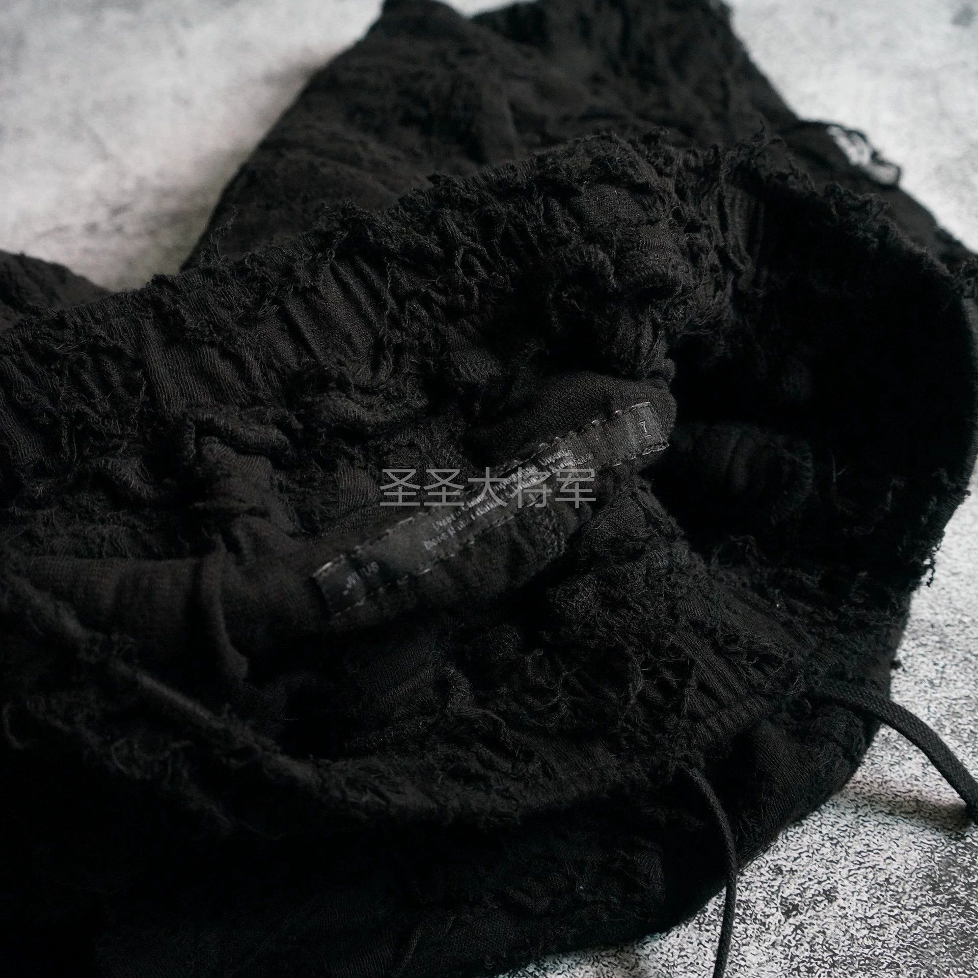 Julius Julius 7 Dark Heavy Distressed Cotton Shorts 2/3 Size US 32 / EU 48 - 9 Thumbnail