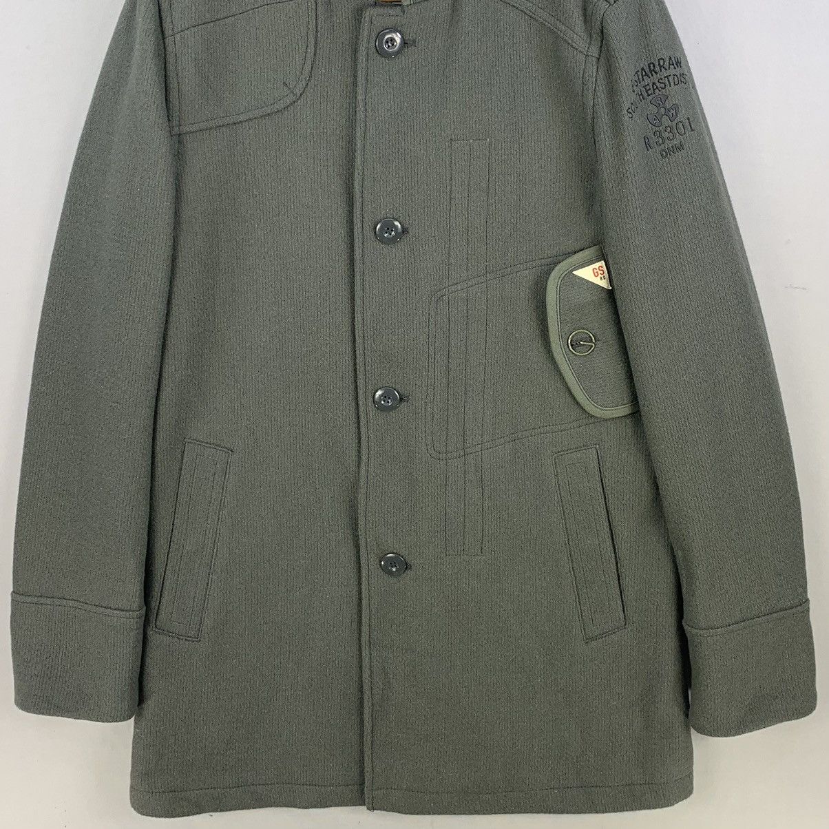 G-Star G-Star Raw Denim Wool Garber Trench Coat Jacket Size US M / EU 48-50 / 2 - 5 Thumbnail