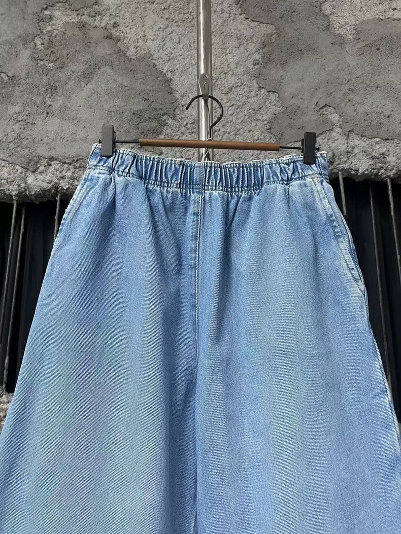 Prada Prada Blue Denim Pants with Triangle Tag -2505 Size US 26 / EU 42 - 3 Thumbnail