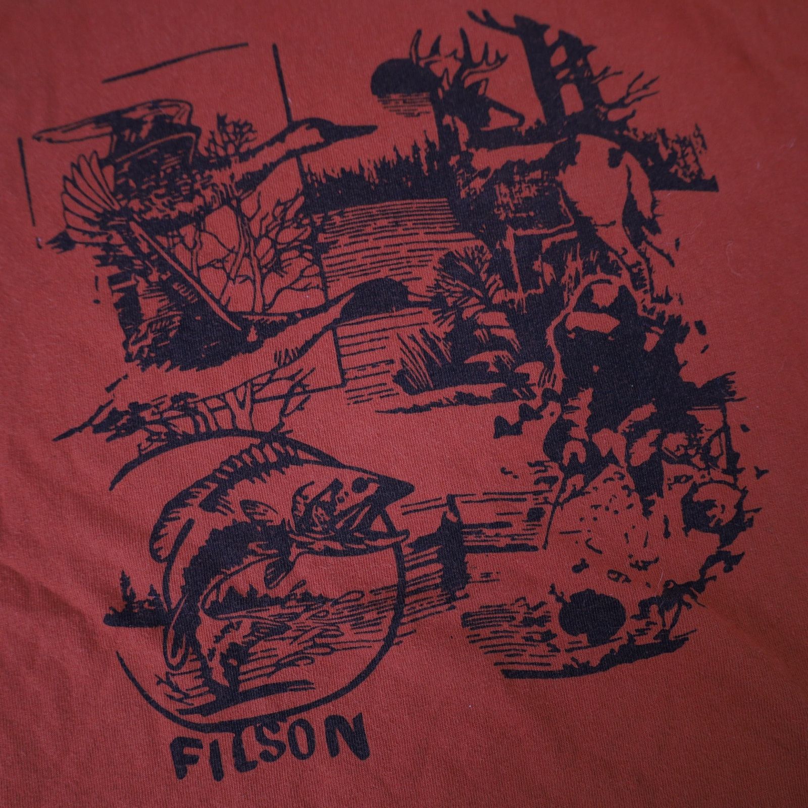 Filson Filson Outdoors Woodsman Graphic T Shirt Size US M / EU 48-50 / 2 - 4 Thumbnail
