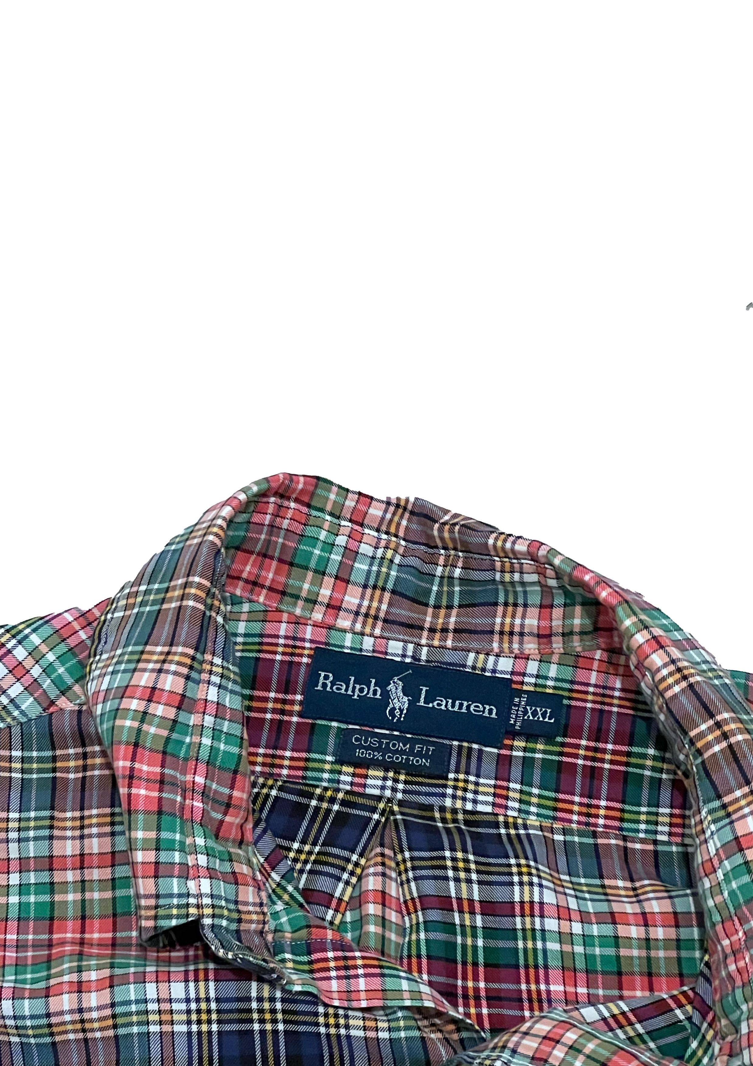 Polo Ralph Lauren Vintage Plaid Ralph Lauren Button Down Size XXL Fits XL Size US XL / EU 56 / 4 - 3 Thumbnail