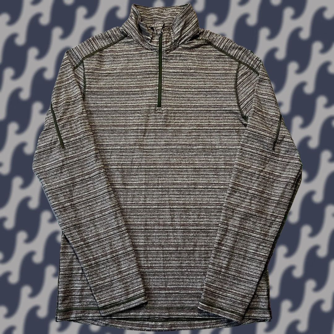 Lululemon Lululemon Surge Warm 1/2 Zip Mens Small Gray Gym Running Training Pullover C8 Size US S / EU 44-46 / 1 - 1 Thumbnail