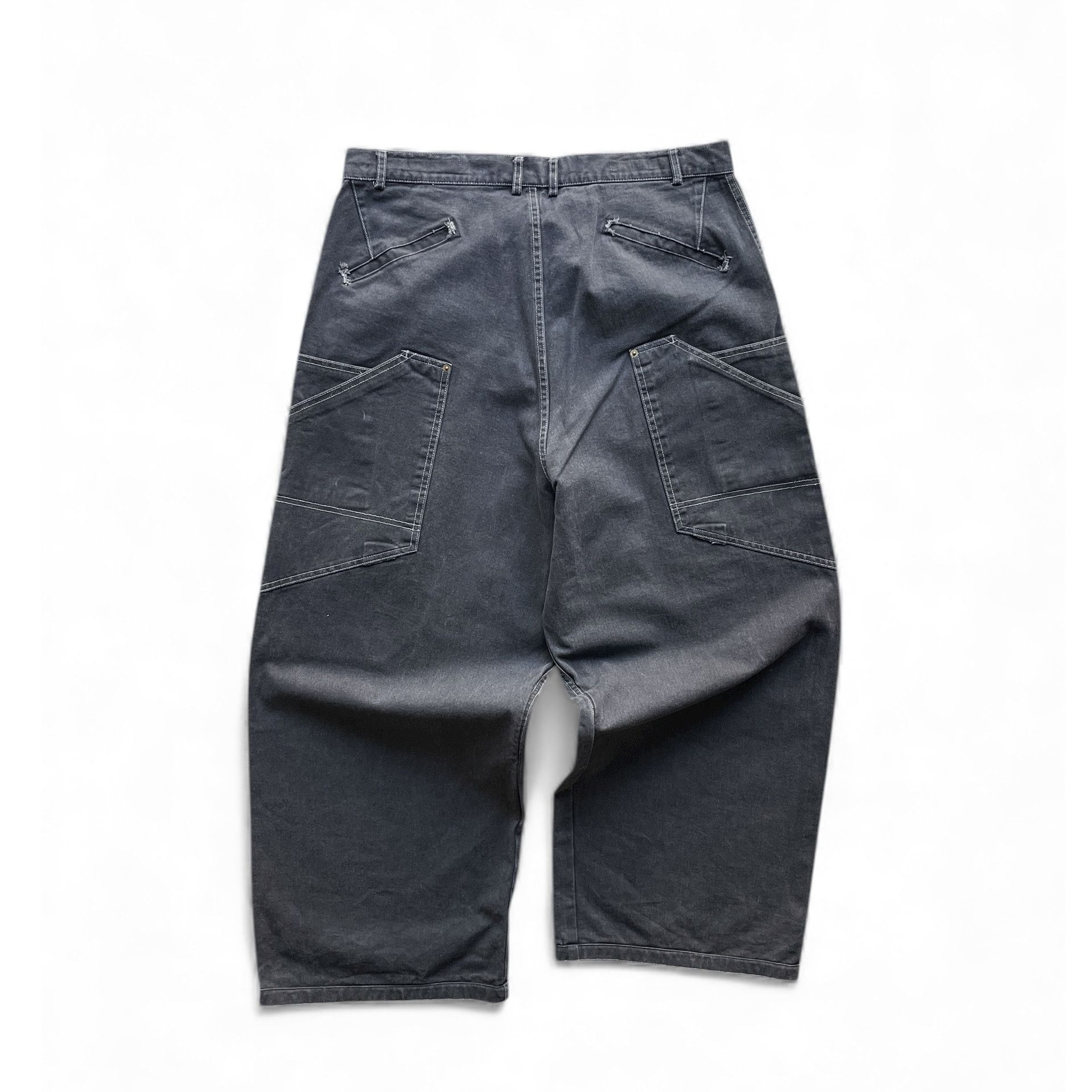 Japanese Brand Baggy skater hiphop work carpenter pants Size US 34 / EU 50 - 2 Thumbnail