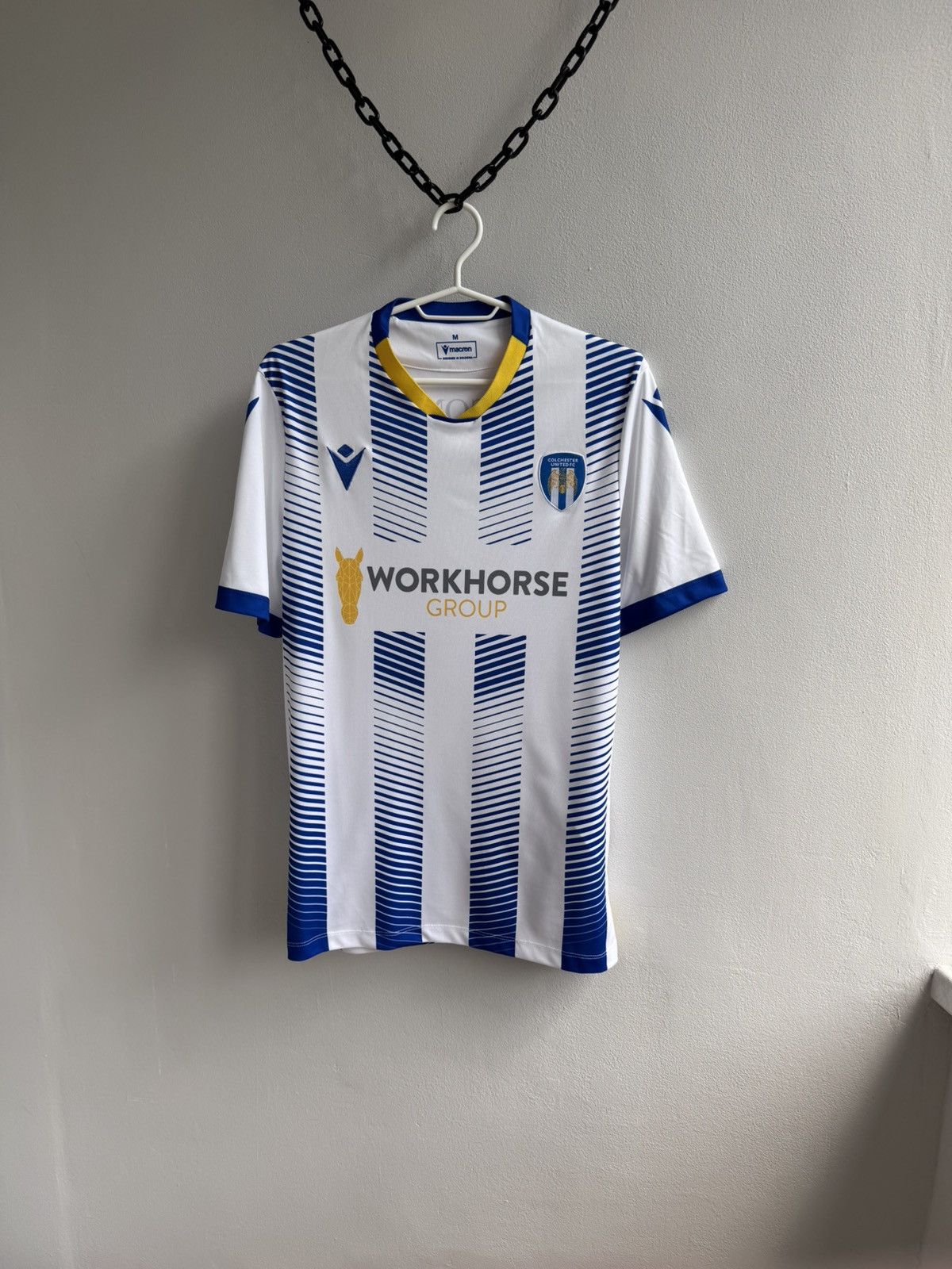 Macron COLCHESTER UNITED FC 2023 2024 Football Soccer jersey Shirt Size US L / EU 52-54 / 3 - 1 Thumbnail