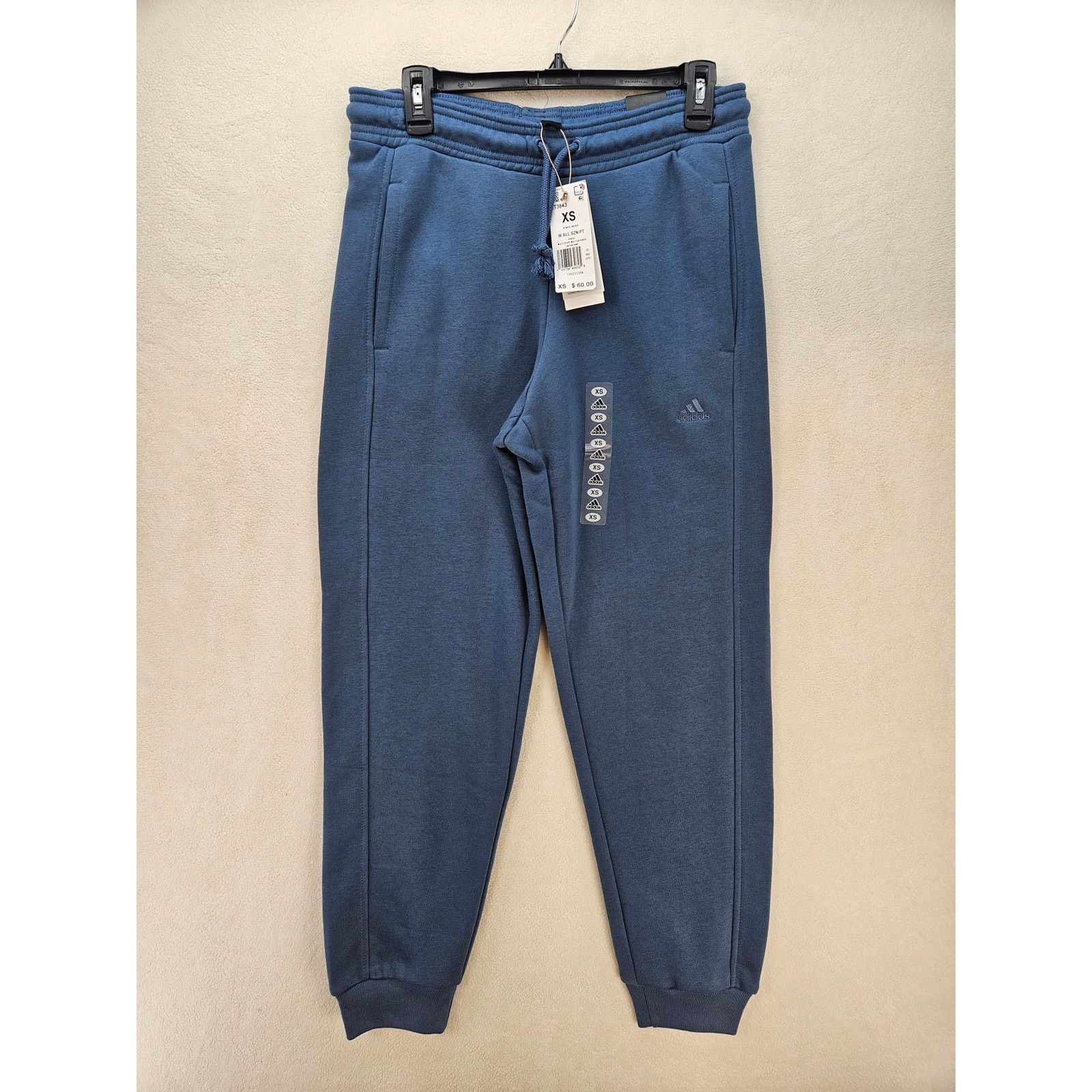 Adidas ADIDAS WOMEN'S XS SZN OVERSIZED WIDE THIGH JOGGER BLUE FLE Size 24" / US 00 / IT 34 - 1 Thumbnail