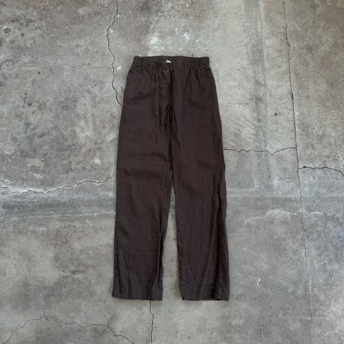 Samsoe Samsoe Samsoe Samsoe Hoys Straight Linen Trousers Size 24" / US 00 / IT 34 - 1 Thumbnail