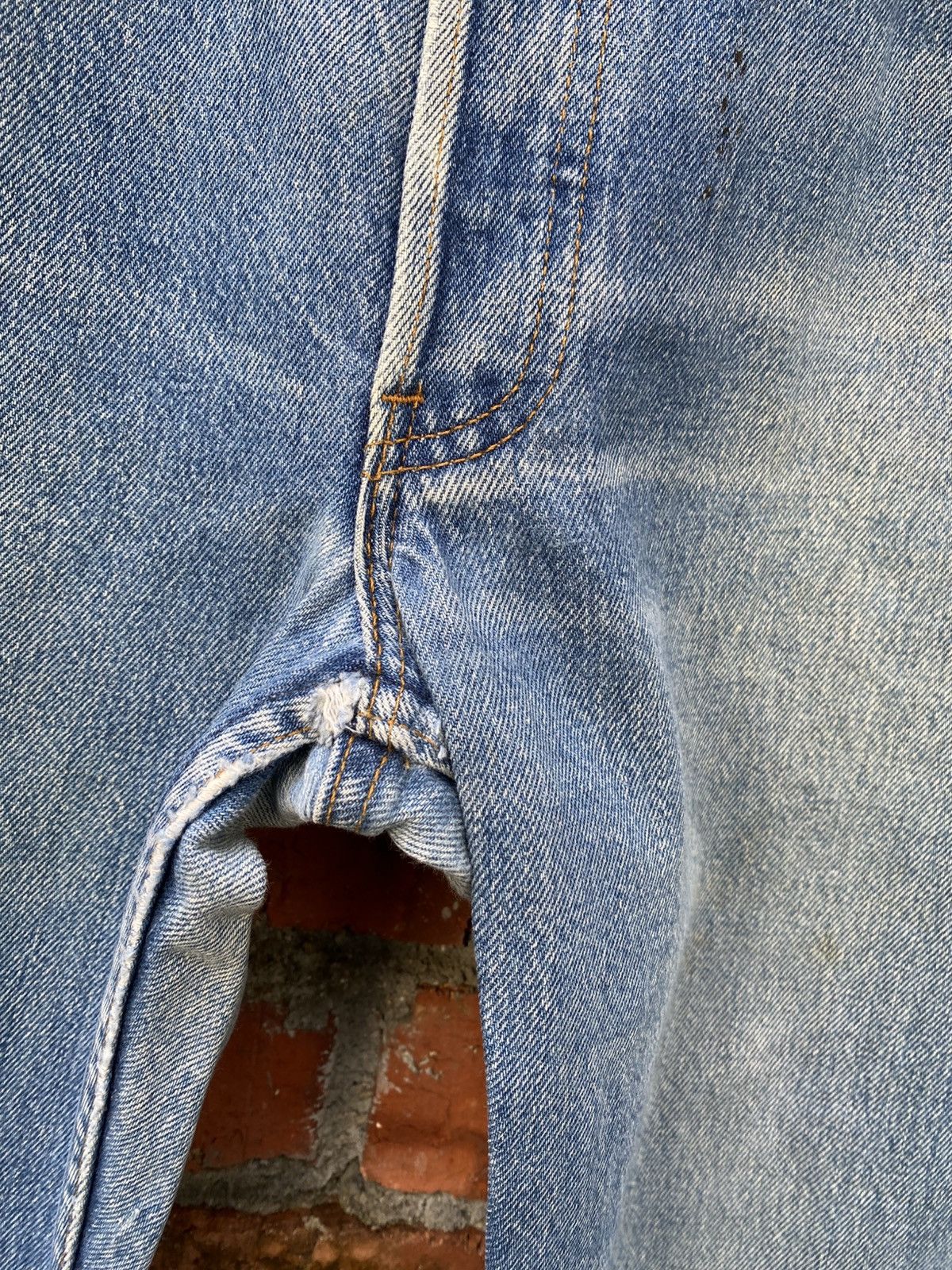 Levi's × Levi's Vintage Clothing × Vintage W35x33.5 Vintage levi's 501 made in USA faded Size US 35 - 3 Thumbnail