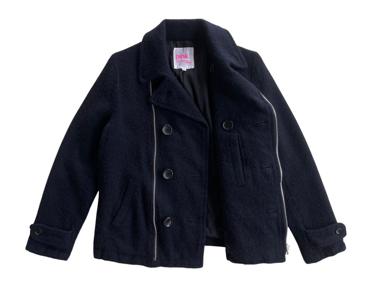 Junya Watanabe Comme Des Garcons Pink Junya Watanabe Double Breasted Jacket Size M / US 6-8 / IT 42-44 - 3 Thumbnail