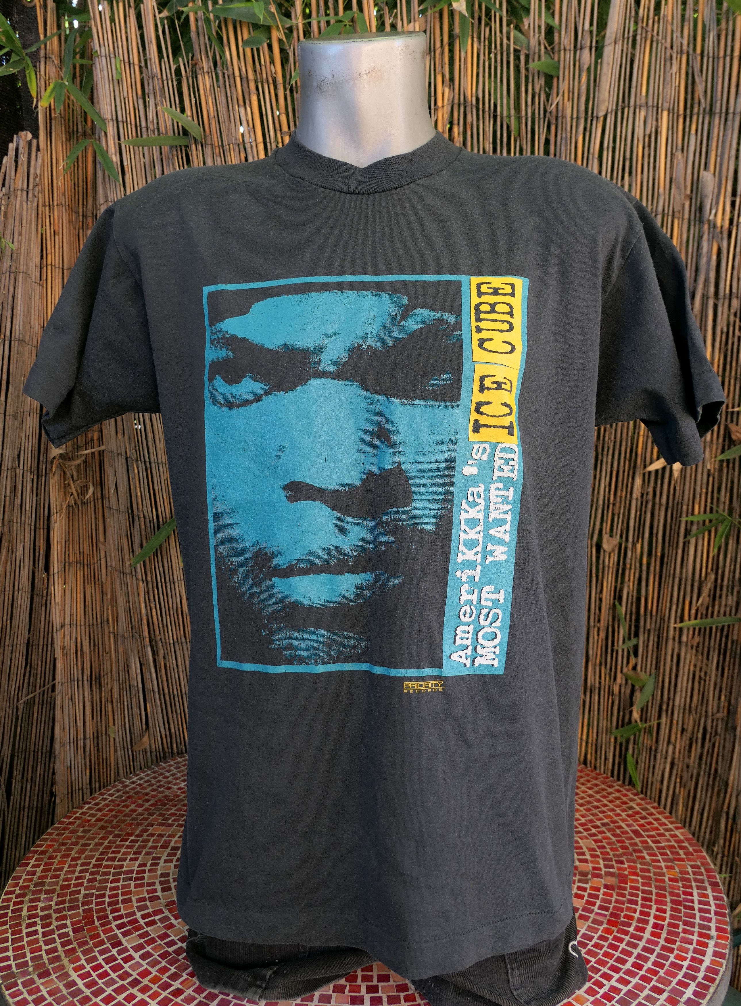 Vintage Vintage 1990 ICE CUBE Amerikkka's Most Wanted T Shirt L Size US L / EU 52-54 / 3 - 1 Thumbnail
