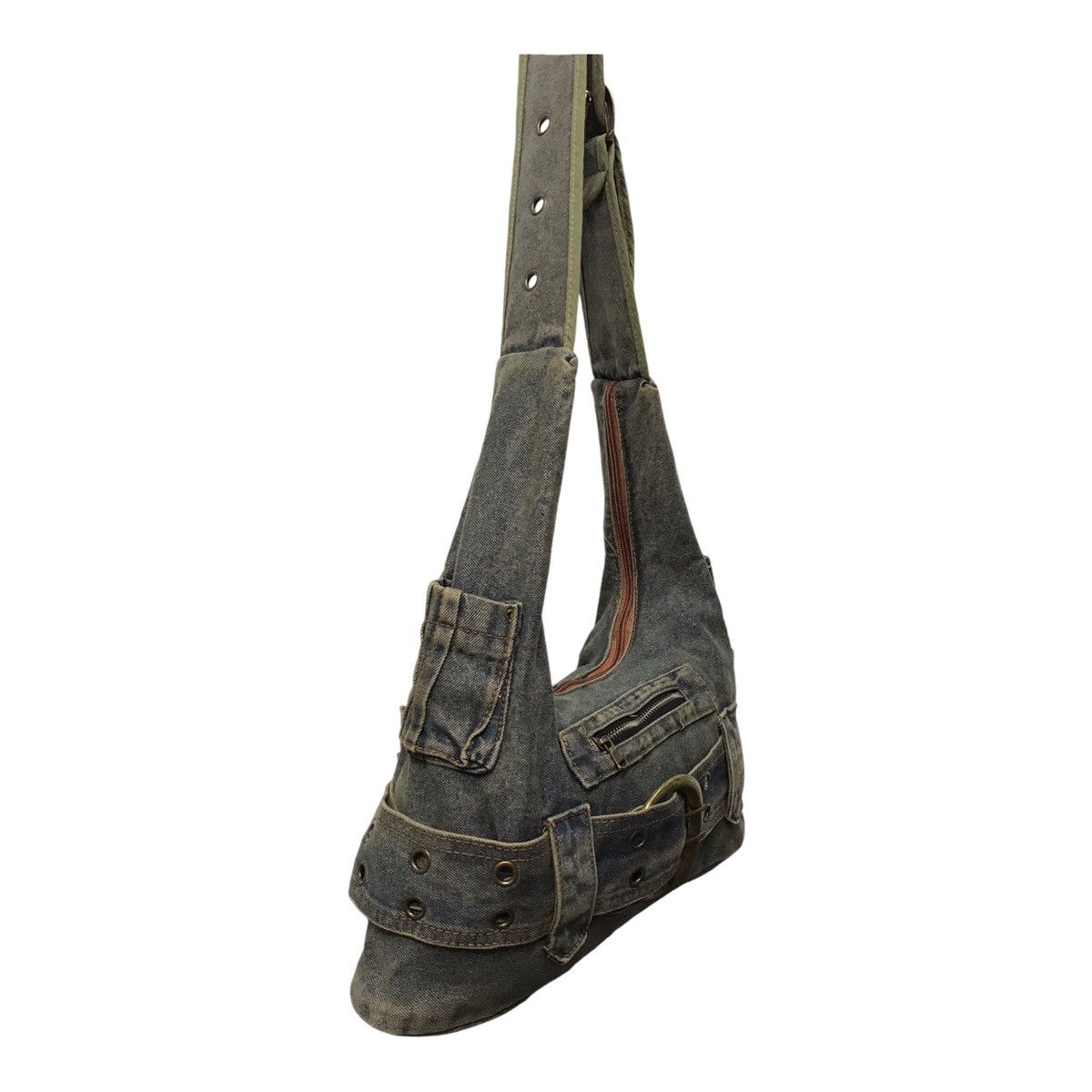 Hysteric Glamour Denim Custom Buckle Shoulder Bag Size ONE SIZE - 5 Thumbnail