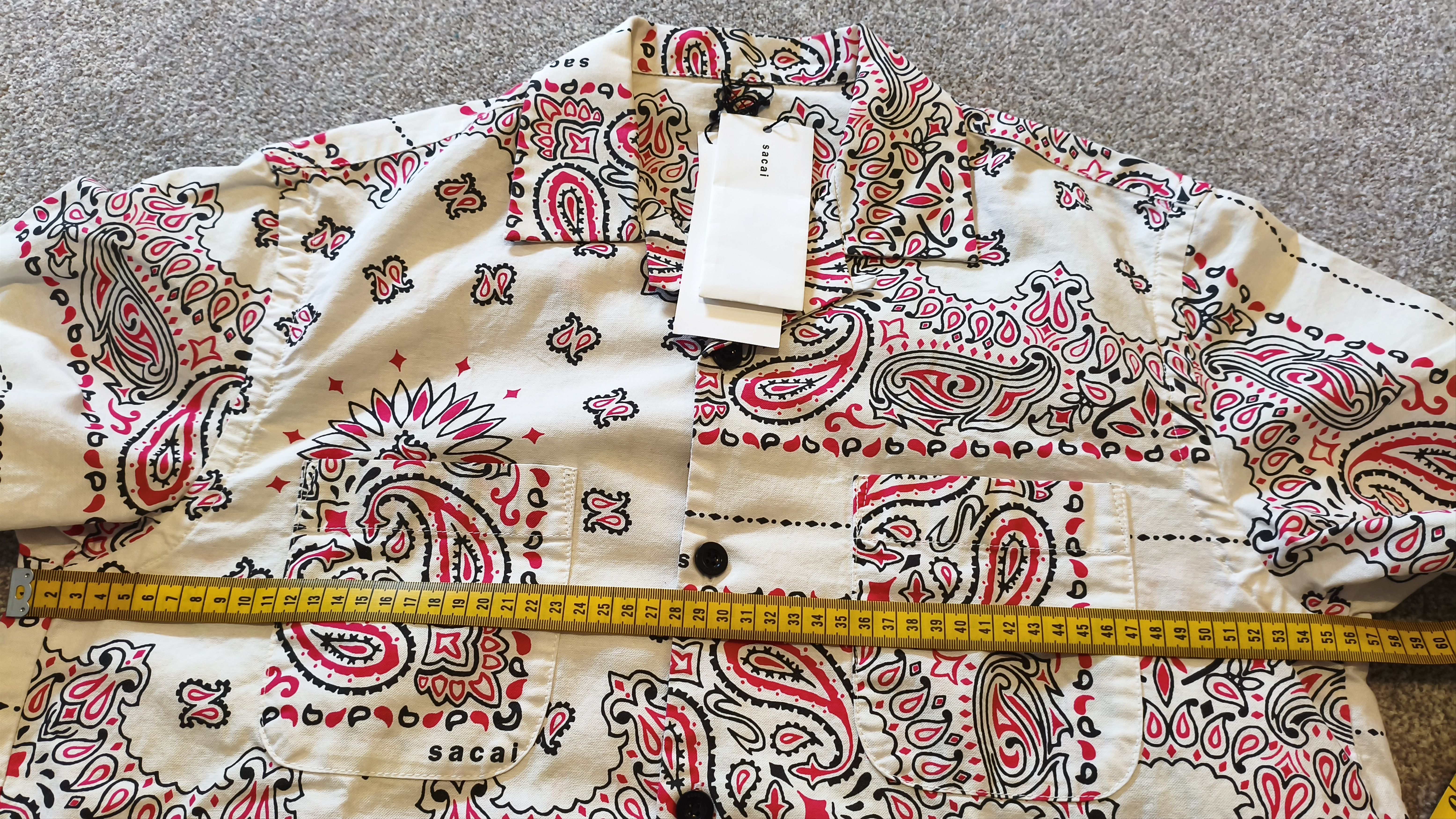 Sacai Sacai bandana print short-sleeve shirt Size US M / EU 48-50 / 2 - 2 Thumbnail