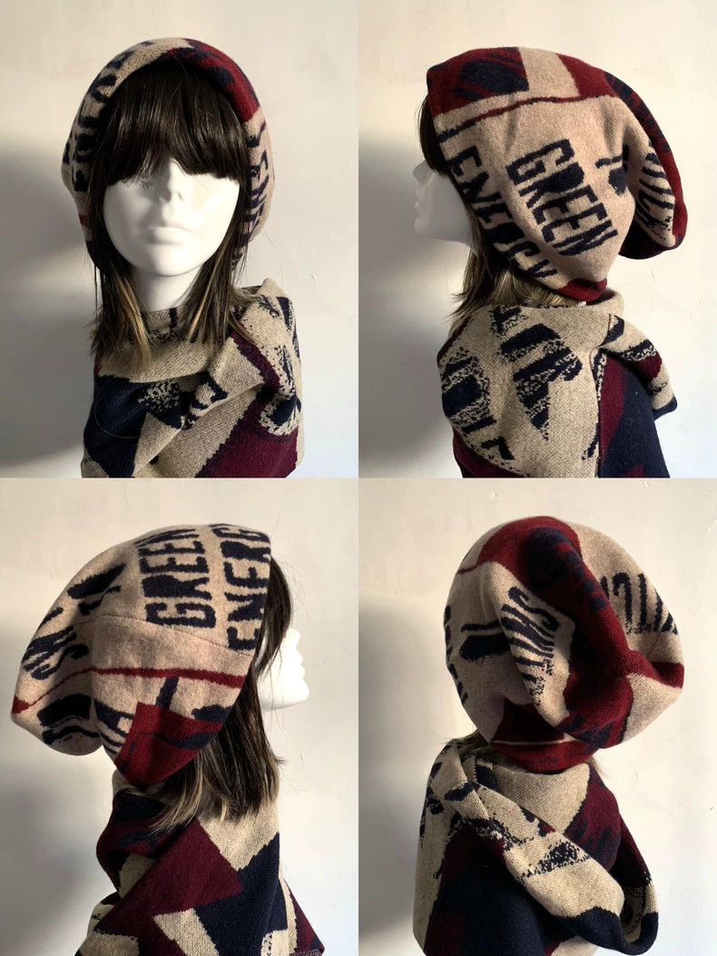 Vivienne Westwood Vivienne Westwood Knitted hat witch scarf set Size ONE SIZE - 1 Thumbnail
