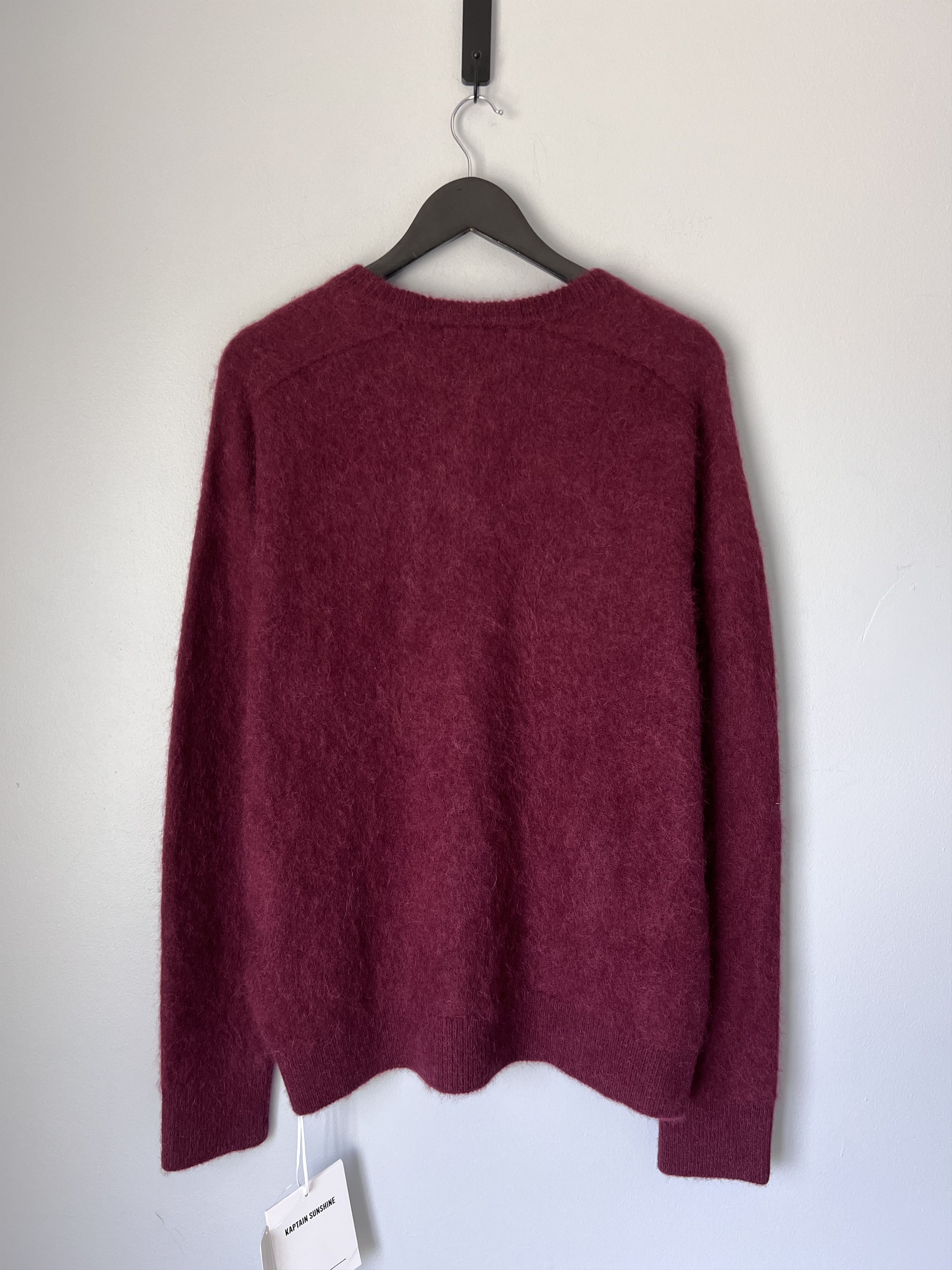 Kaptain Sunshine Kaptain Sunshine Royal Alpaca Knit Pullover in Burgundy Size US XL / EU 56 / 4 - 5 Thumbnail