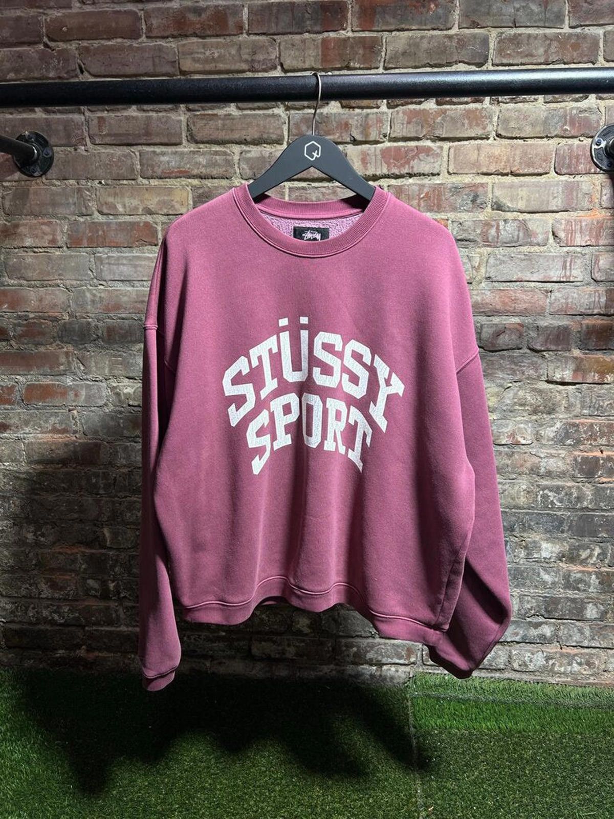 Stussy Stussy Sport Crewneck Maroon Sz. M Size ONE SIZE - 1 Thumbnail