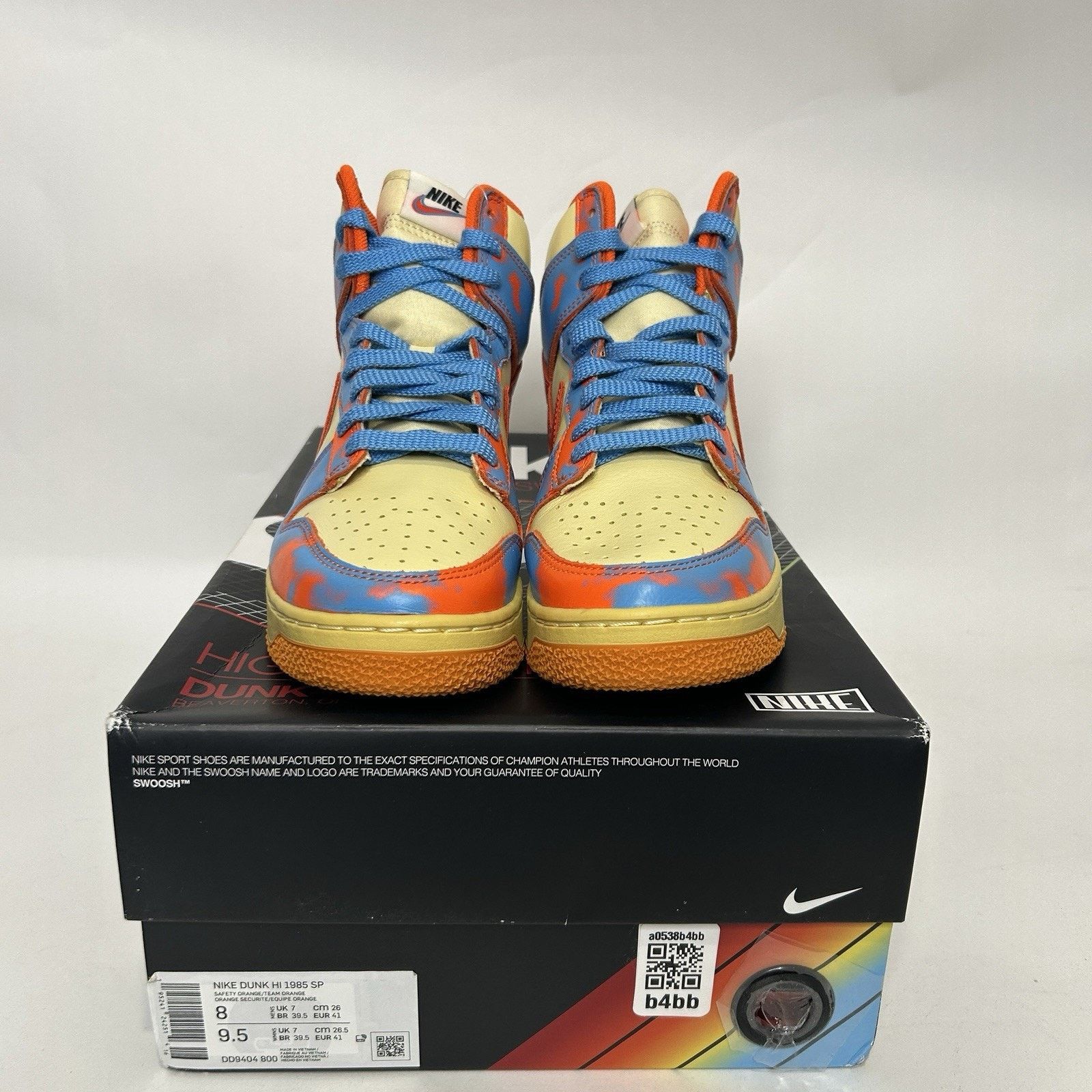 Nike Nike Dunk High 1985 SP “Safety Orange/ Team Orange” Size US 8 / EU 41 - 2 Thumbnail