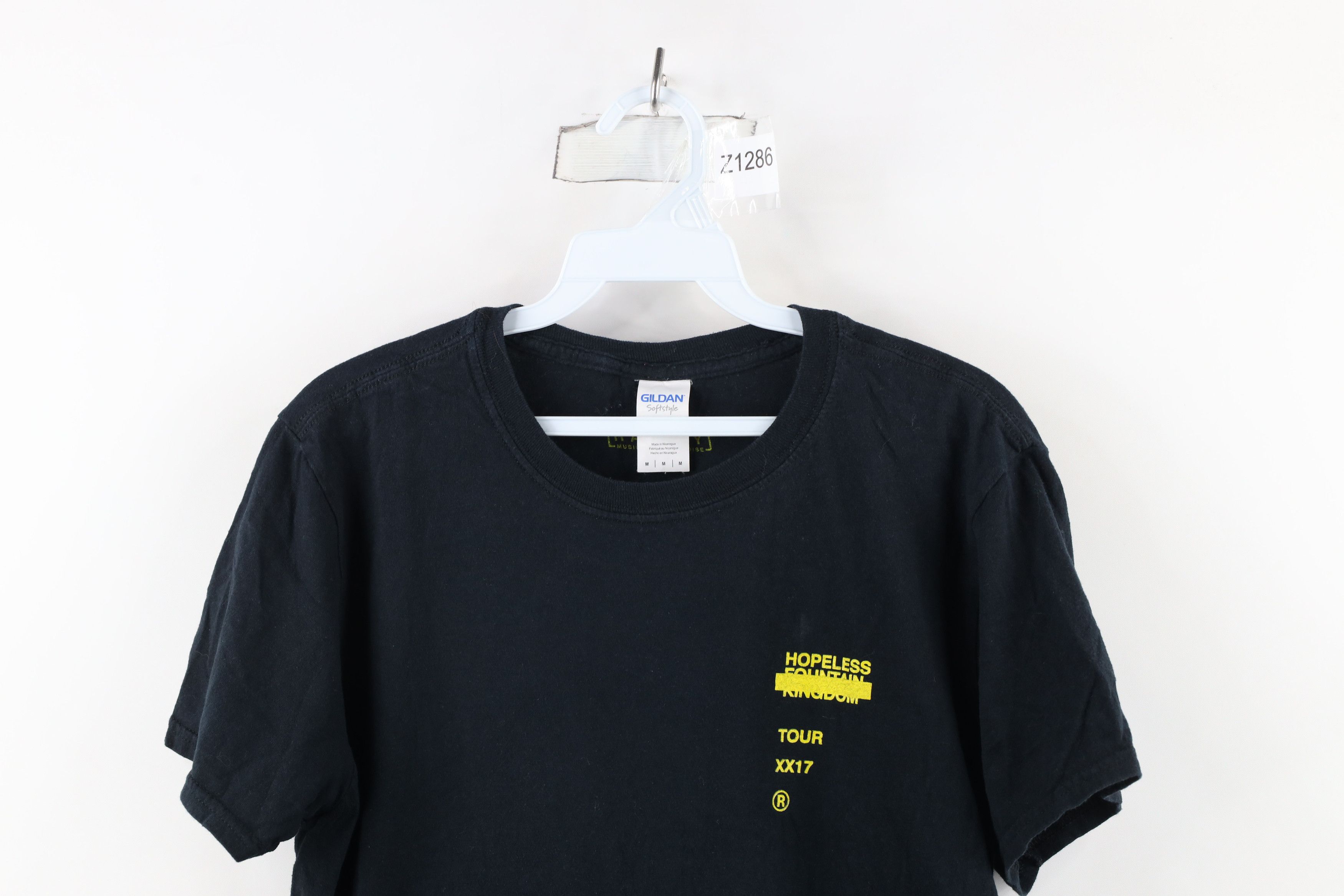 Vintage Y2K Fountain Kingdom World Tour Halsey Band T-Shirt Black Size US M / EU 48-50 / 2 - 2 Thumbnail