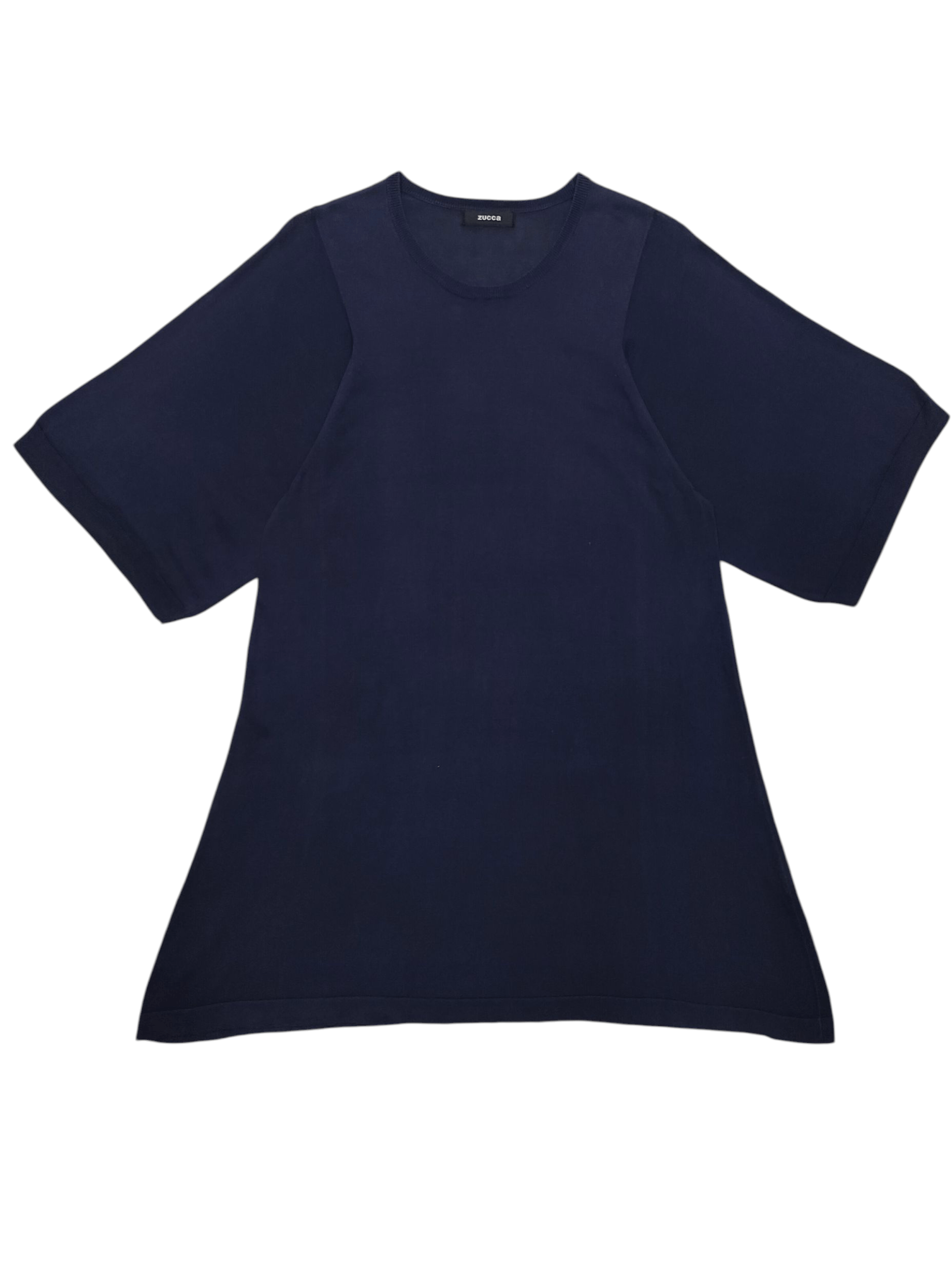 Zucca 🇯🇵 Zucca 🇯🇵 by Issey Co Navy Sweatshirt Midi Dress Size L / US 10 / IT 46 - 1 Thumbnail