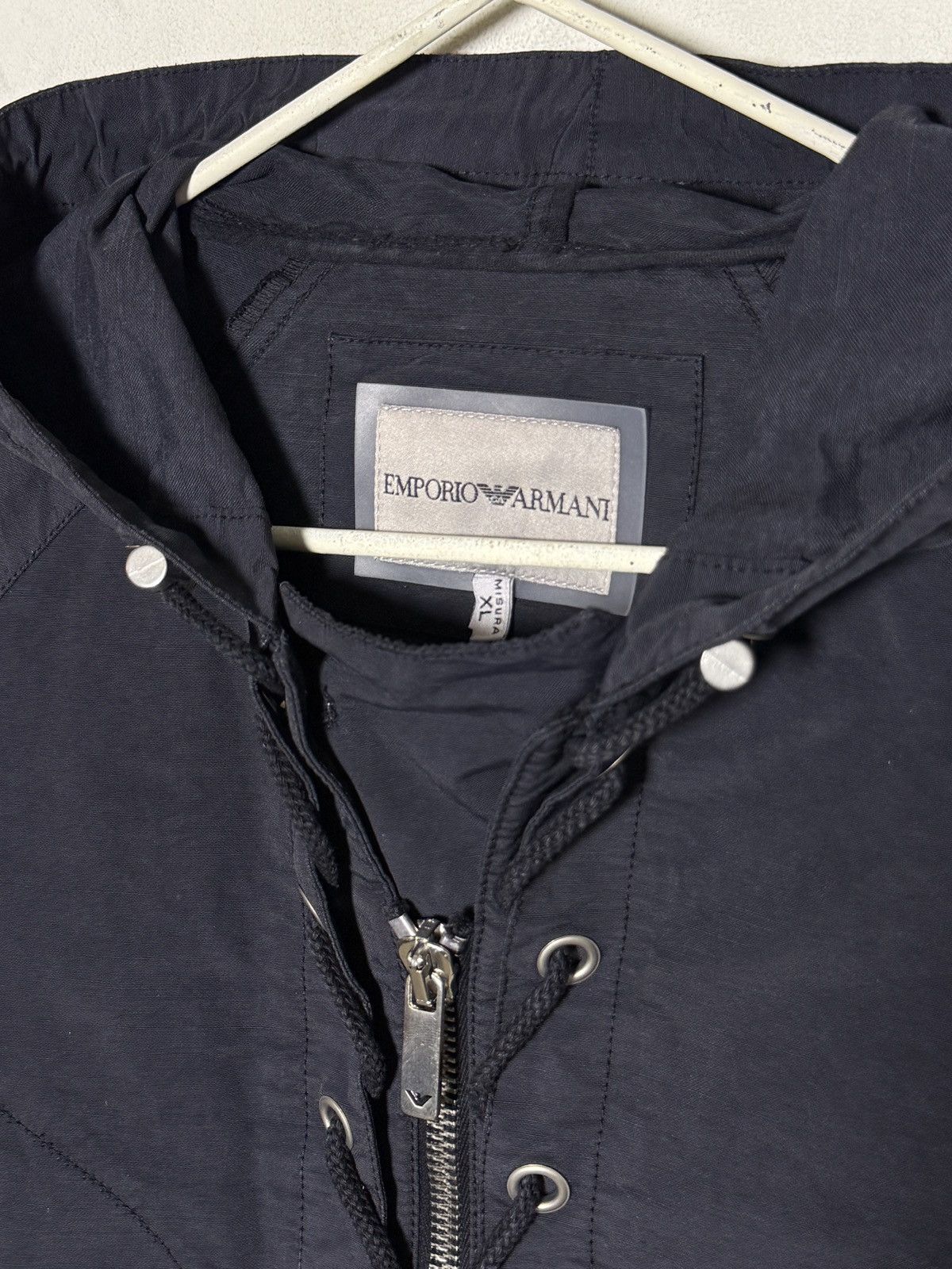 Giorgio Armani Armani shimmer nylon multipocket light smock jacket Size US XL / EU 56 / 4 - 9 Thumbnail