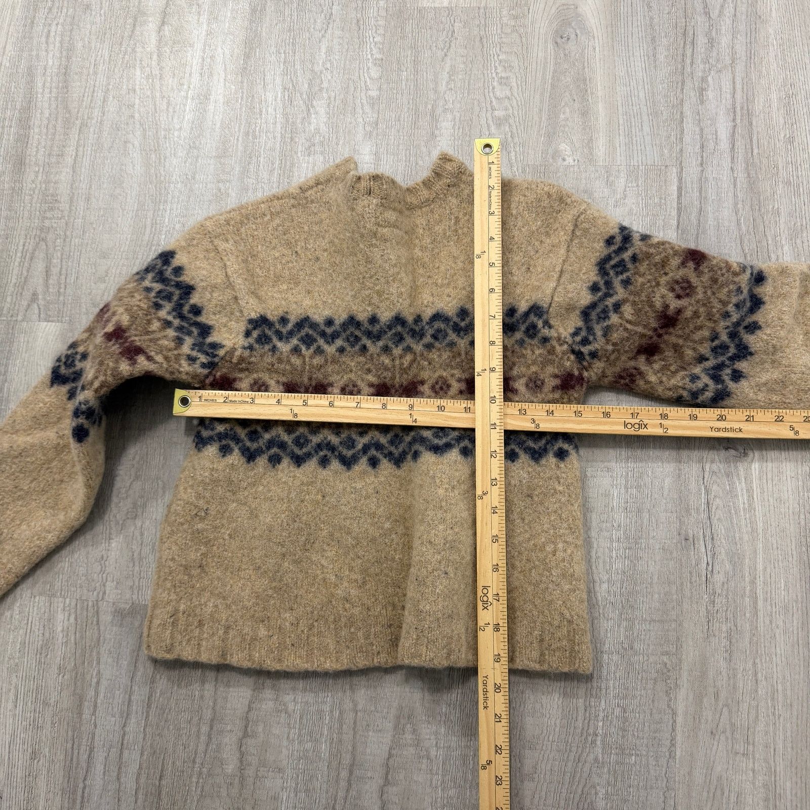 Tommy Hilfiger Vintage Tommy Hilfiger Wool Sweater Youth Large Fair Isle Size US L / EU 52-54 / 3 - 9 Thumbnail