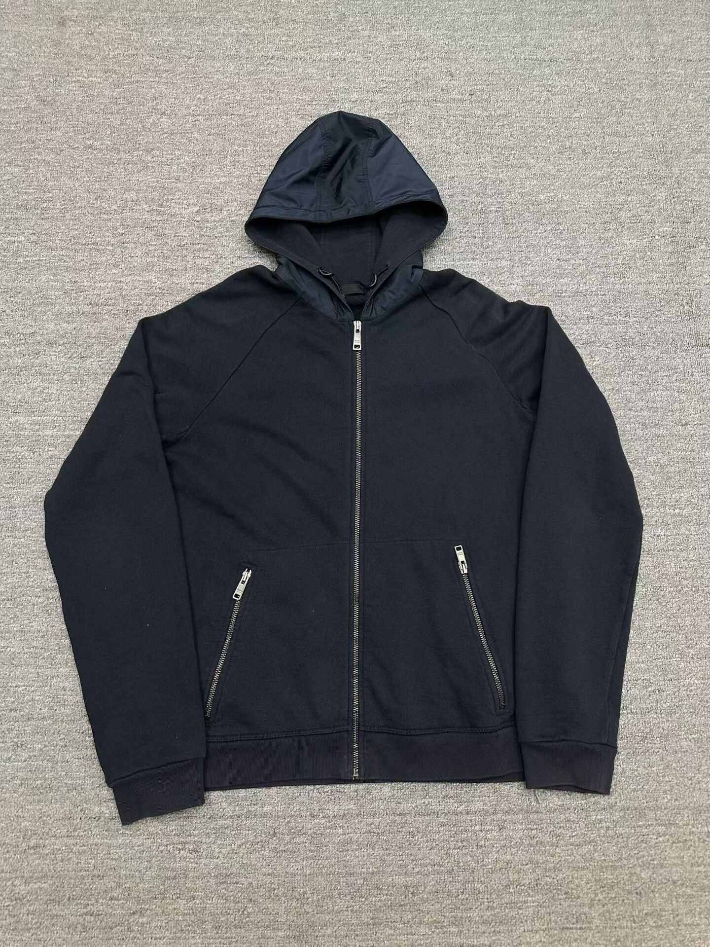 Prada Prada Red Label Nylon Panel Hoodie Size US L / EU 52-54 / 3 - 1 Thumbnail
