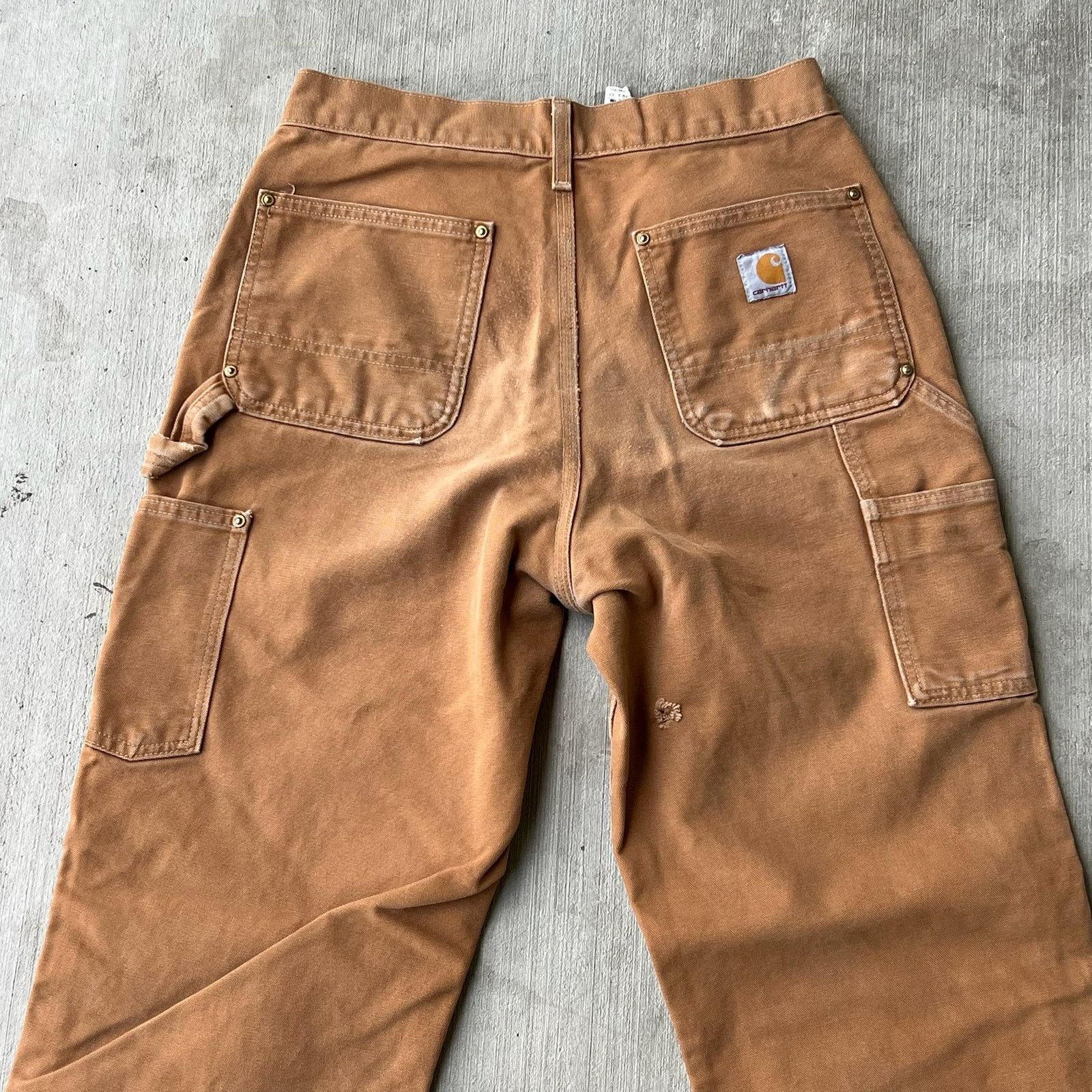Carhartt × Vintage Carhartt brown double knee work wear carpenter pants Size US 29 - 6 Thumbnail