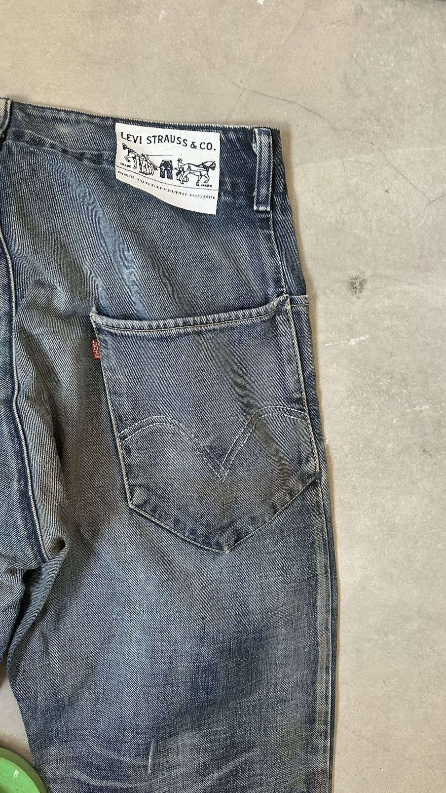 Levi's VINTAGE LEVIS ENGINEER WHITE TAG DENIM PANT Size US 32 / EU 48 - 11 Thumbnail